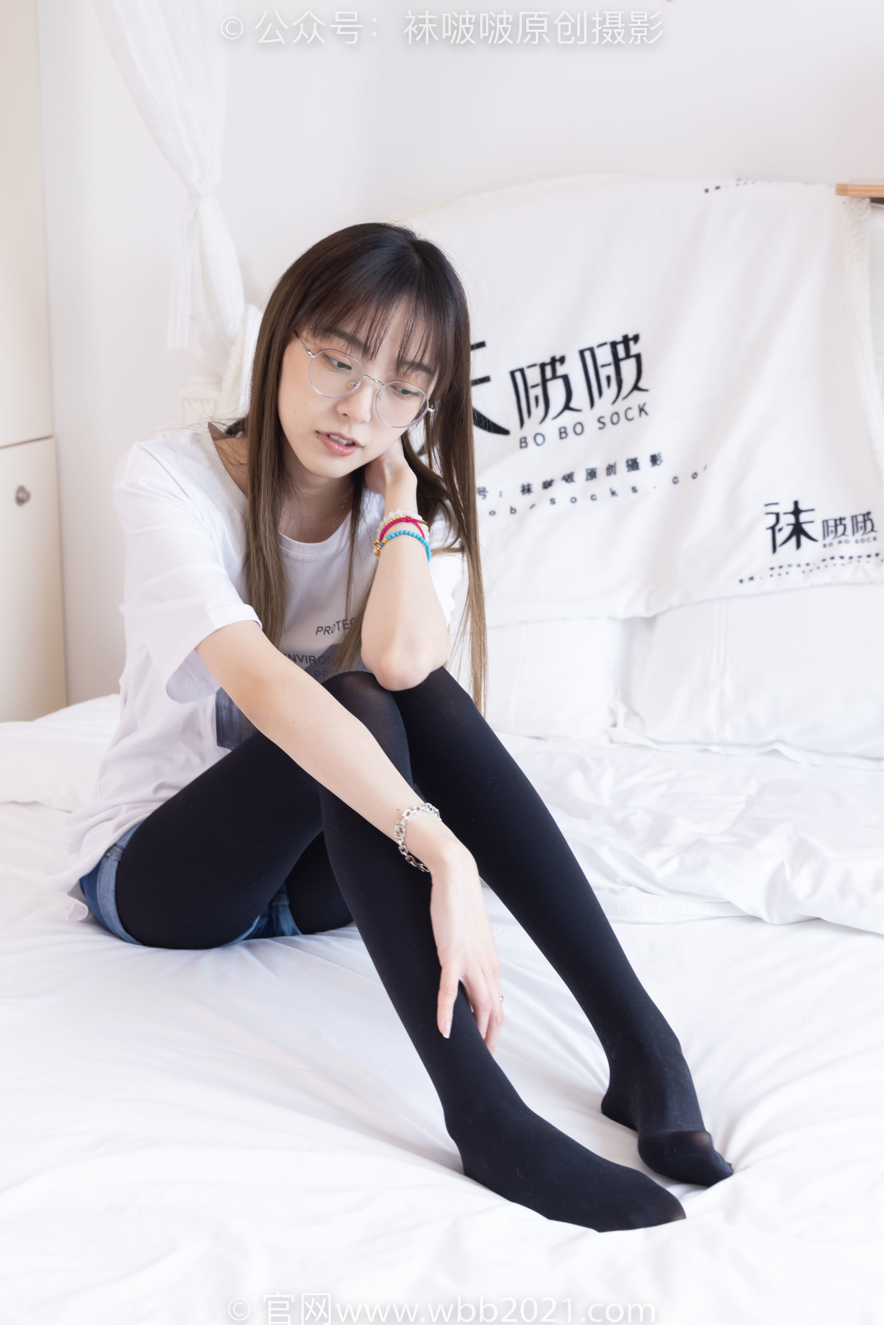 图片[122]-BoBoSocks袜啵啵 No.330 稚予 -高跟鞋、厚黑丝[150P]-六色网