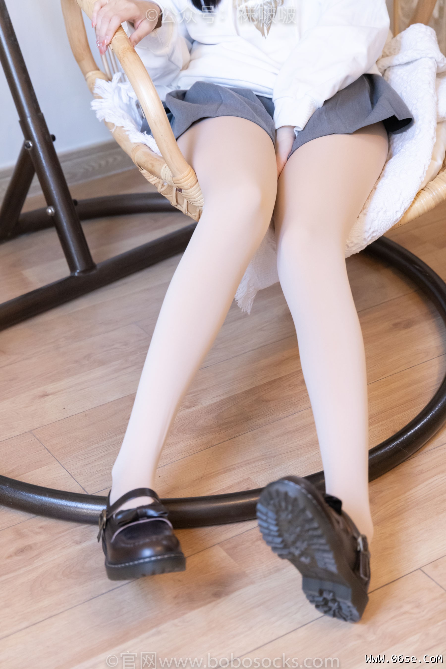 图片[18]-BoBoSocks袜啵啵 No.047 稚予-皮鞋、厚肉丝[131P]-六色网