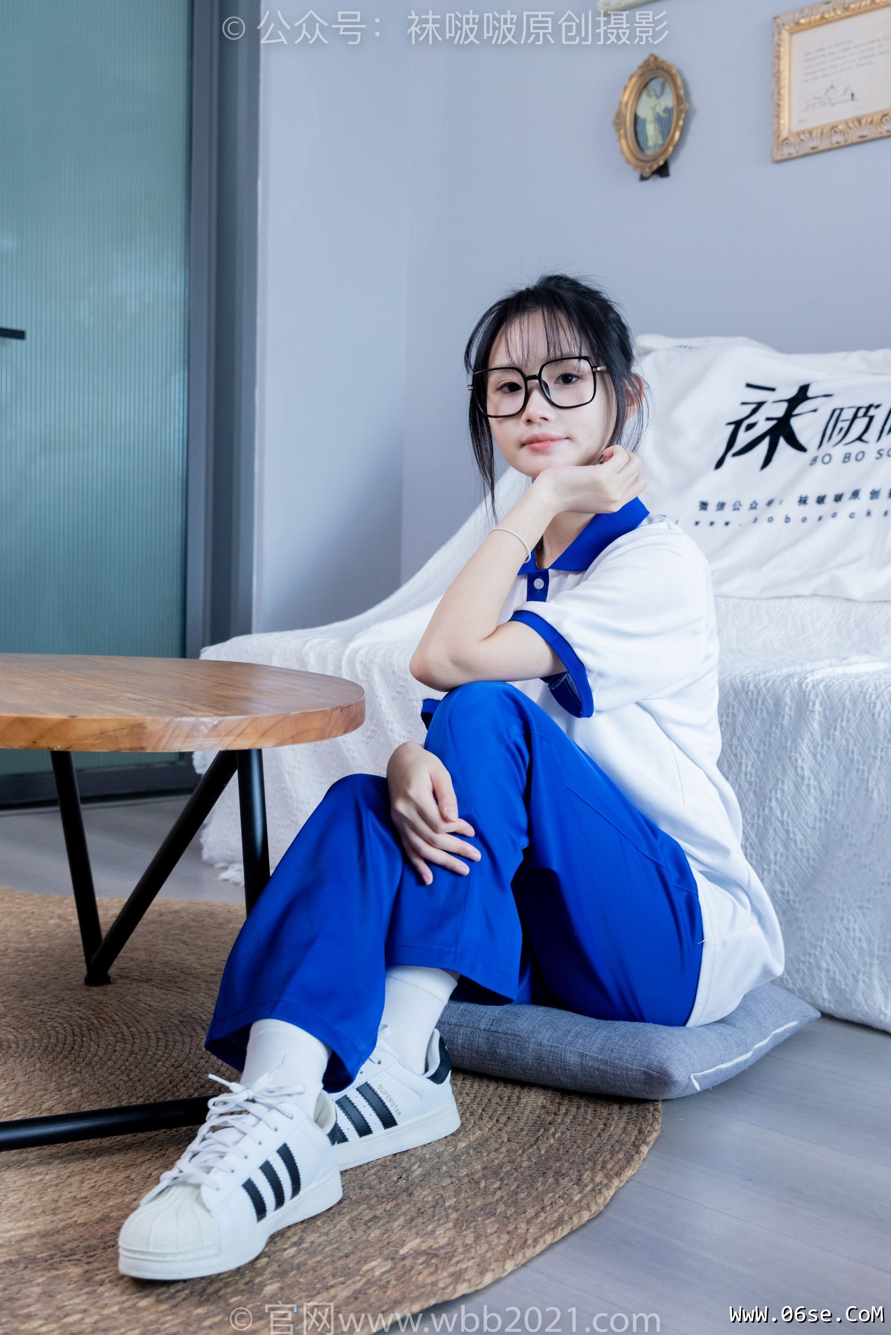 图片[102]-BoBoSocks袜啵啵 No.351 甜甜圈 -板鞋、白棉袜、肉丝、校服裤里丝[150P]-六色网