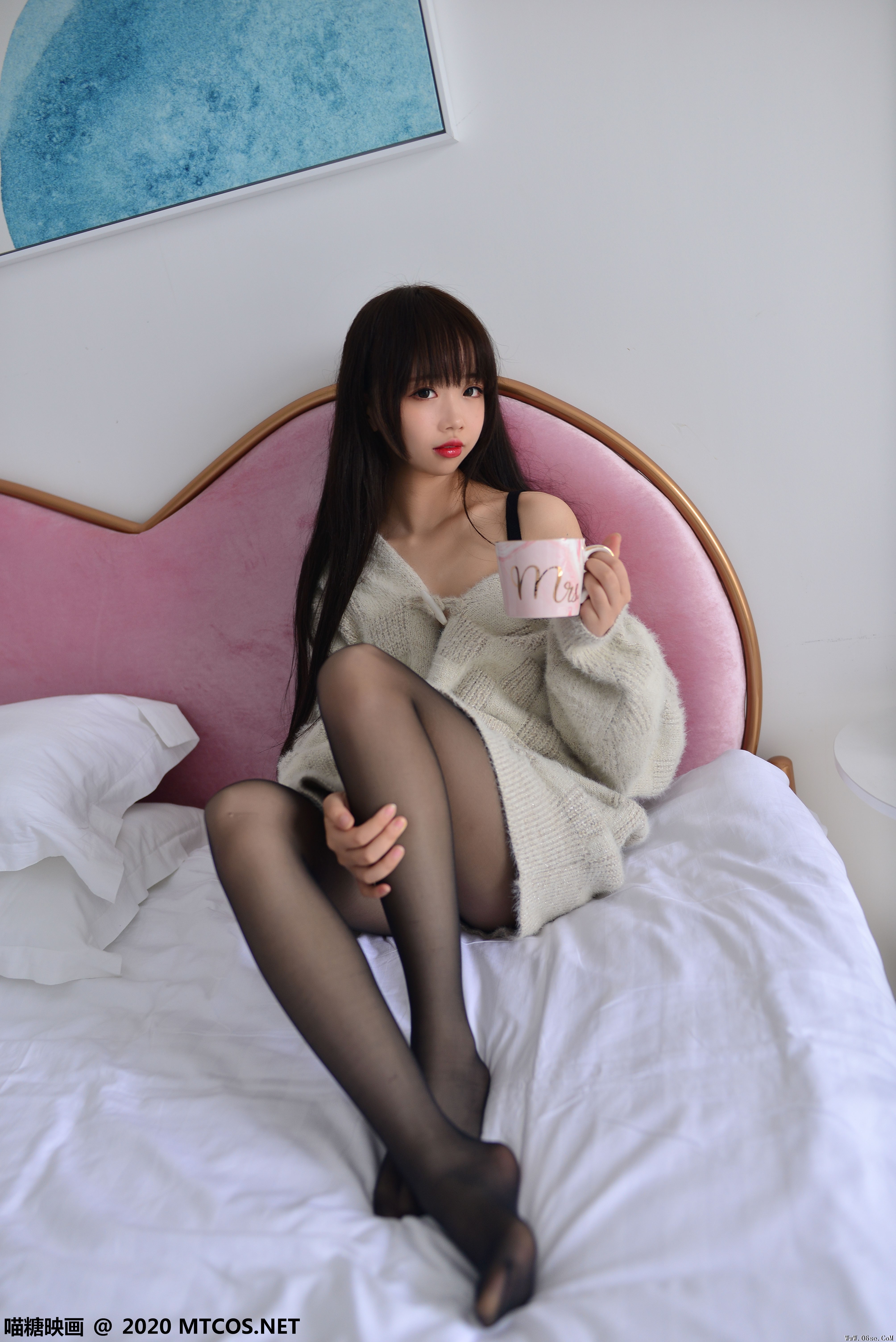 图片[10]-喵糖映画 VOL.277 毛衣少女 [20P-109MB]-六色网