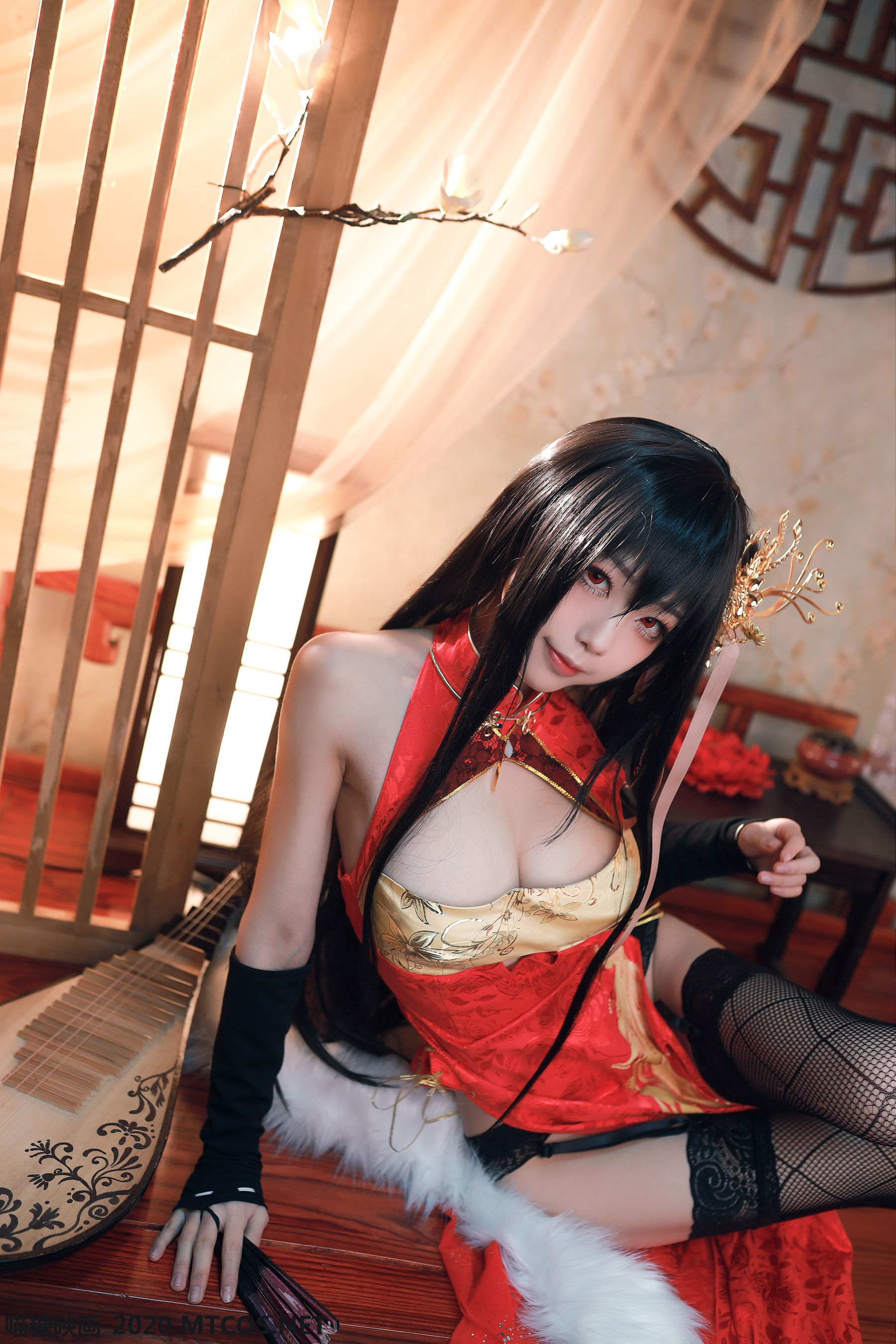 图片[35]-[喵糖映画] HML.004 水淼大凤旗袍 [40P]-六色网
