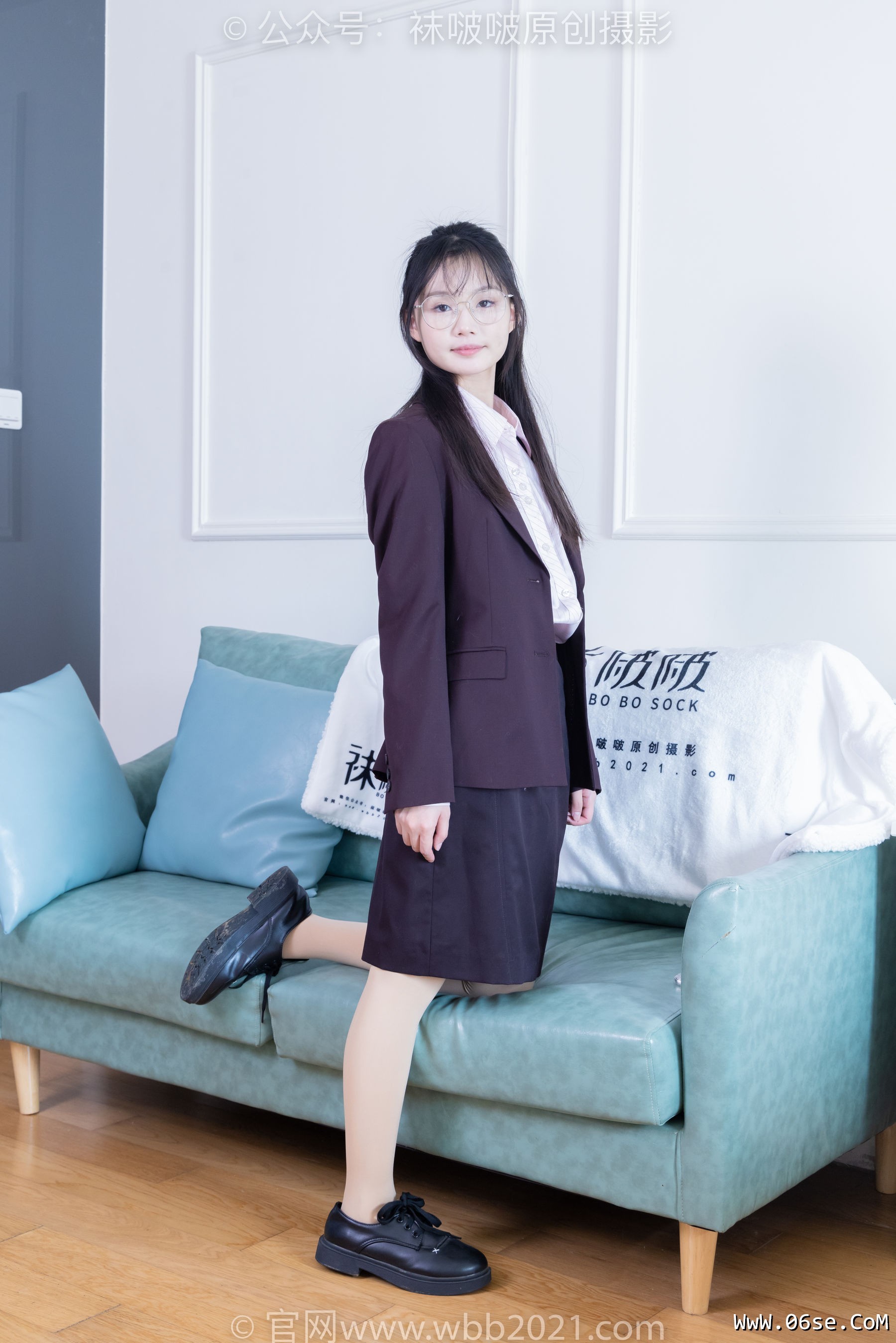 图片[90]-BoBoSocks袜啵啵 No.362 甜甜圈 -两双皮鞋、厚肉丝、厚黑丝、ol制服[230P]-六色网