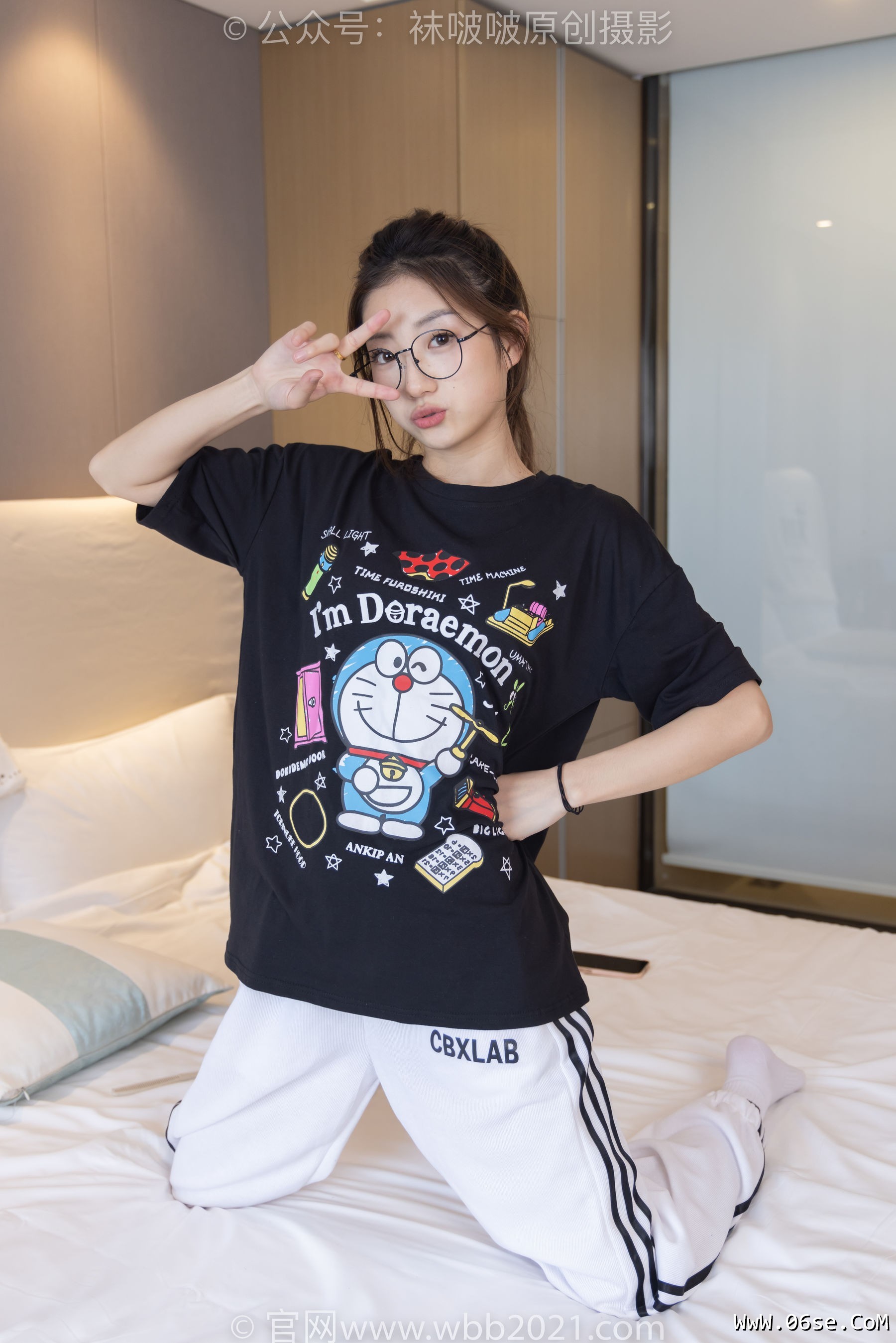 图片[96]-BoBoSocks袜啵啵 No.382 小沫 -板鞋、白棉袜[143P]-六色网