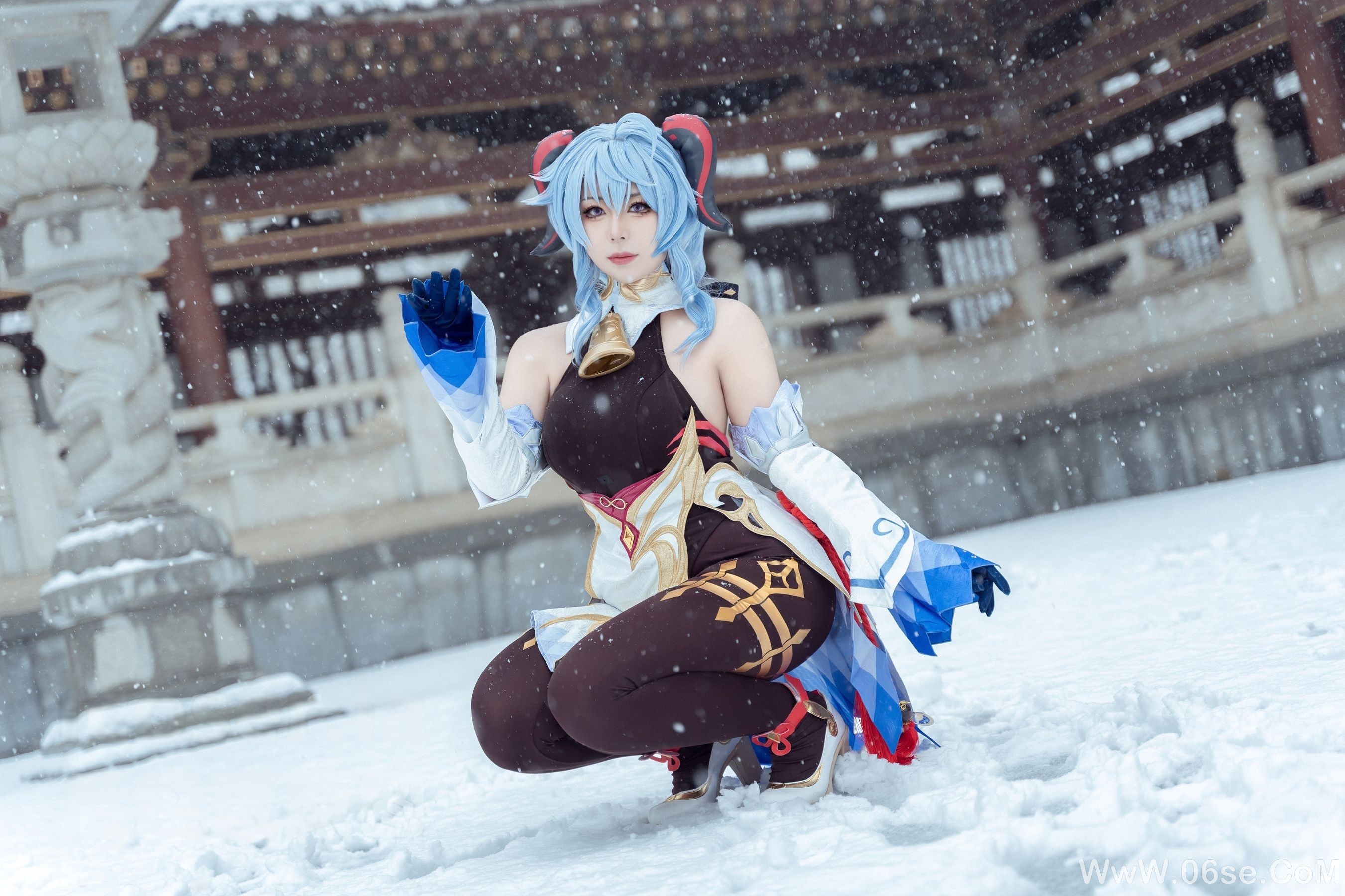 图片[7]-虎森森 – 原神 甘雨 雪景[42P]-六色网