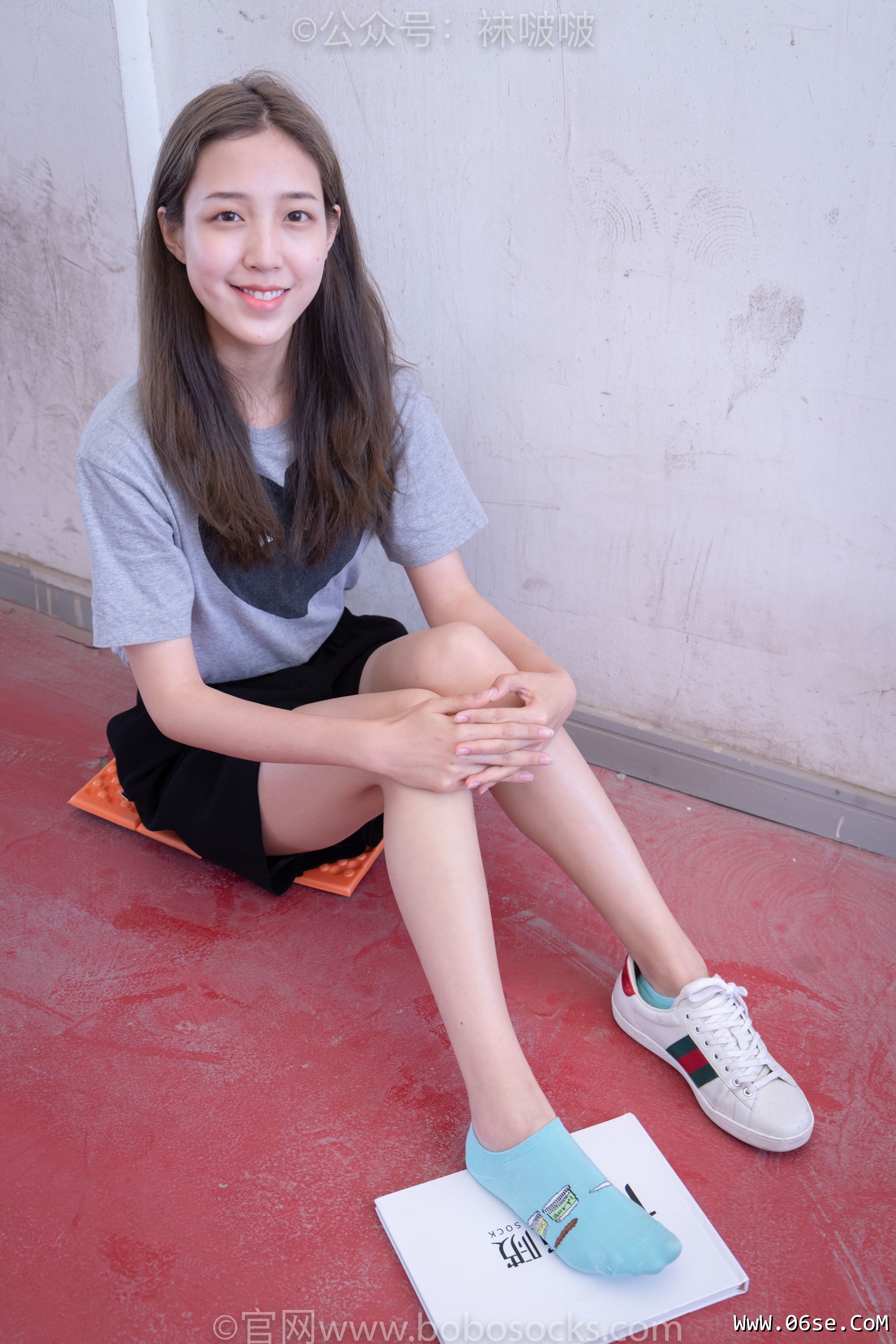 图片[48]-BoBoSocks袜啵啵 积分限定作品006 泡芙-板鞋、天蓝色短棉袜、裸足[138P]-六色网