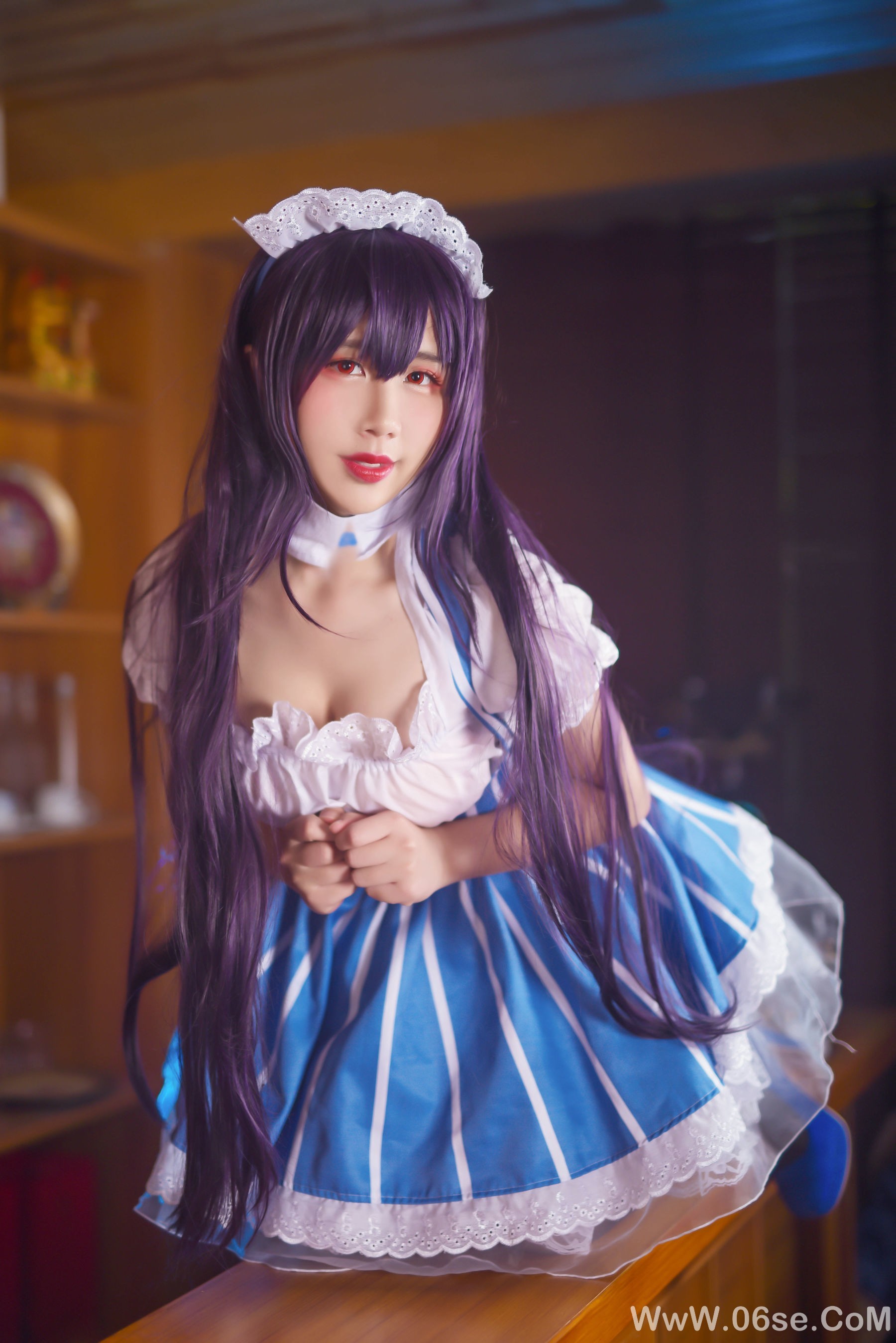 图片[28]-动漫博主九曲Jean 加藤惠女仆[34P]-六色网
