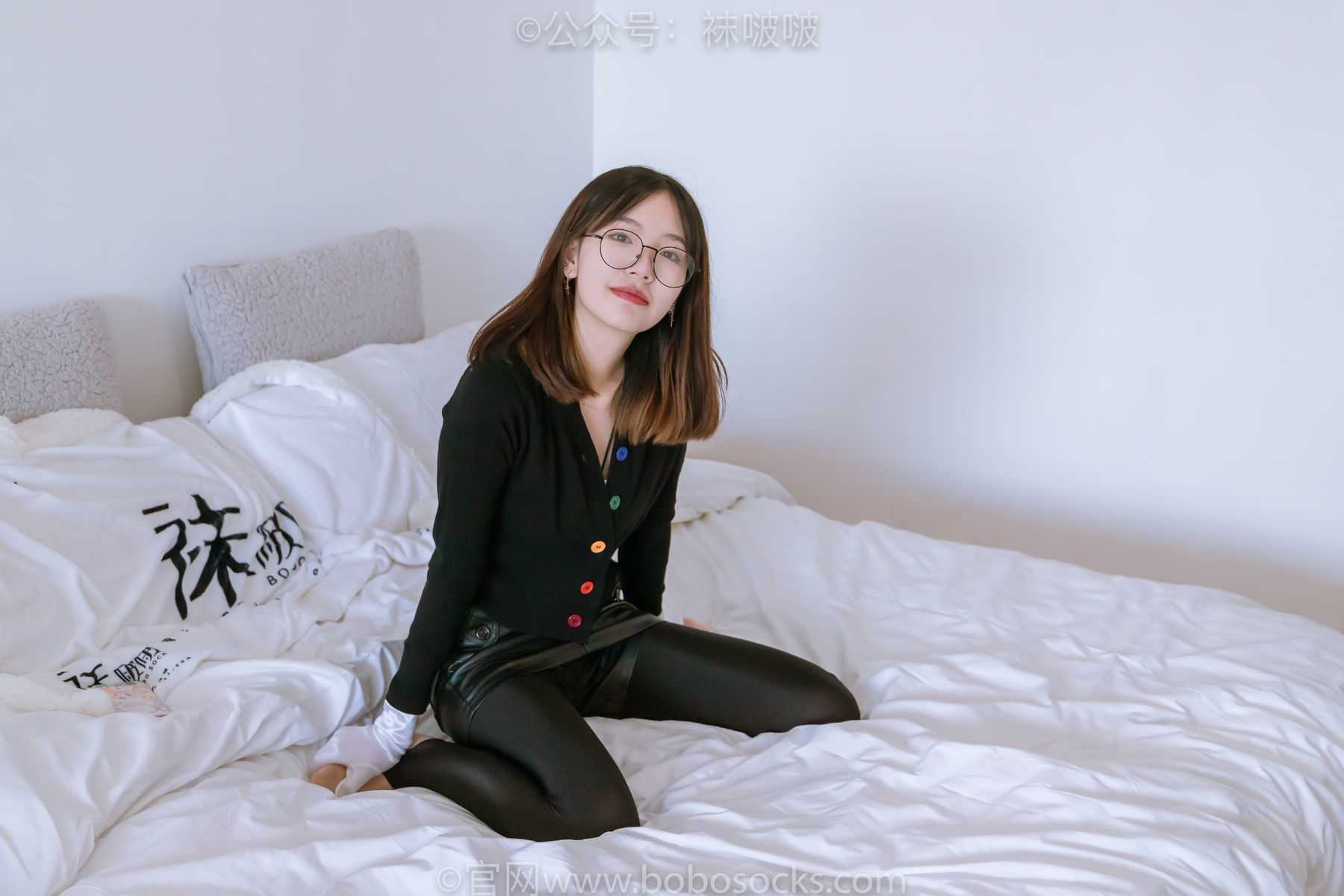 图片[90]-BoBoSocks袜啵啵 No.041 小甜豆-高跟长靴、黑色踩脚裤、肉丝[140P]-六色网