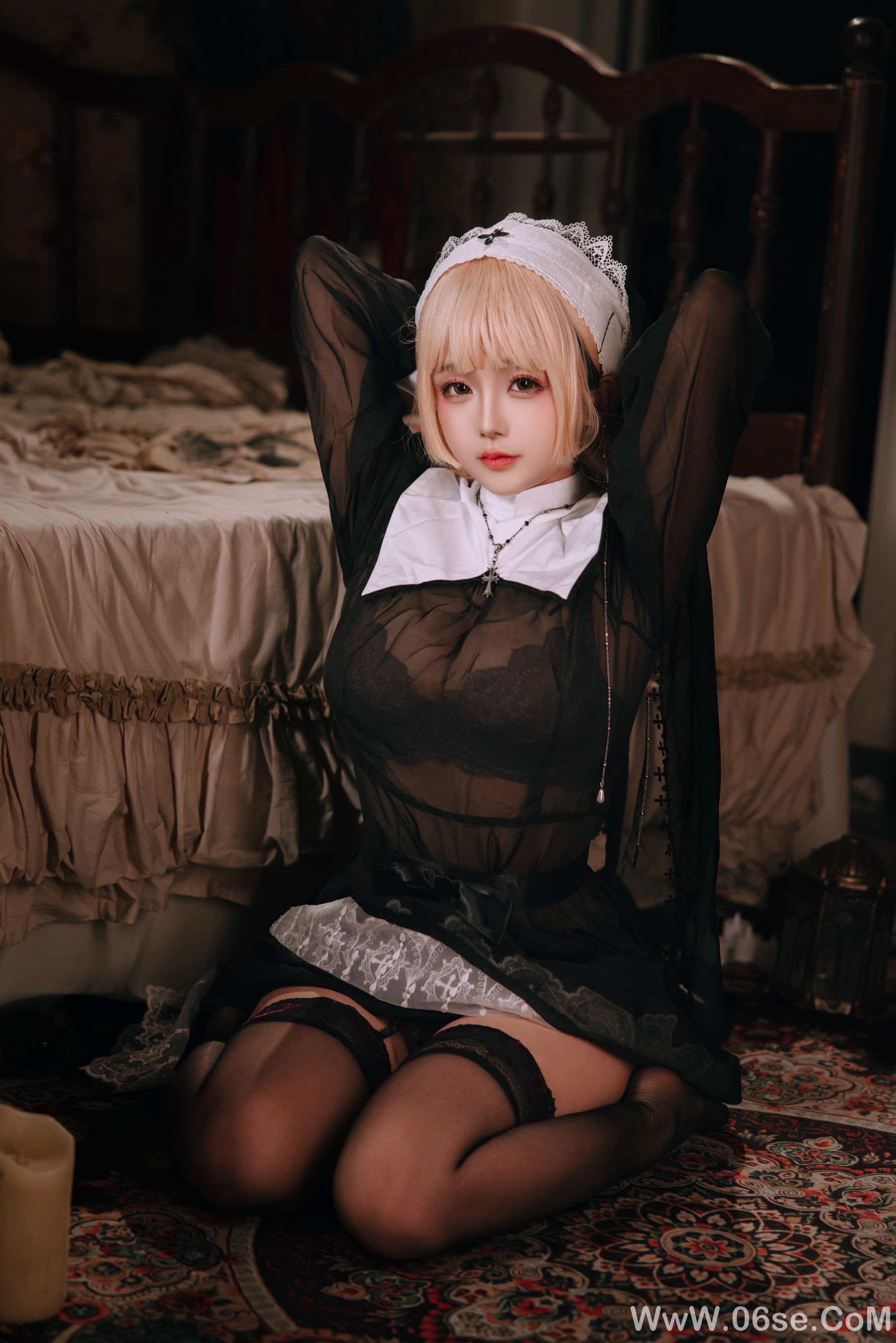 图片[22]-Cosplay日奈娇 – 禁忌修女[160P]-六色网