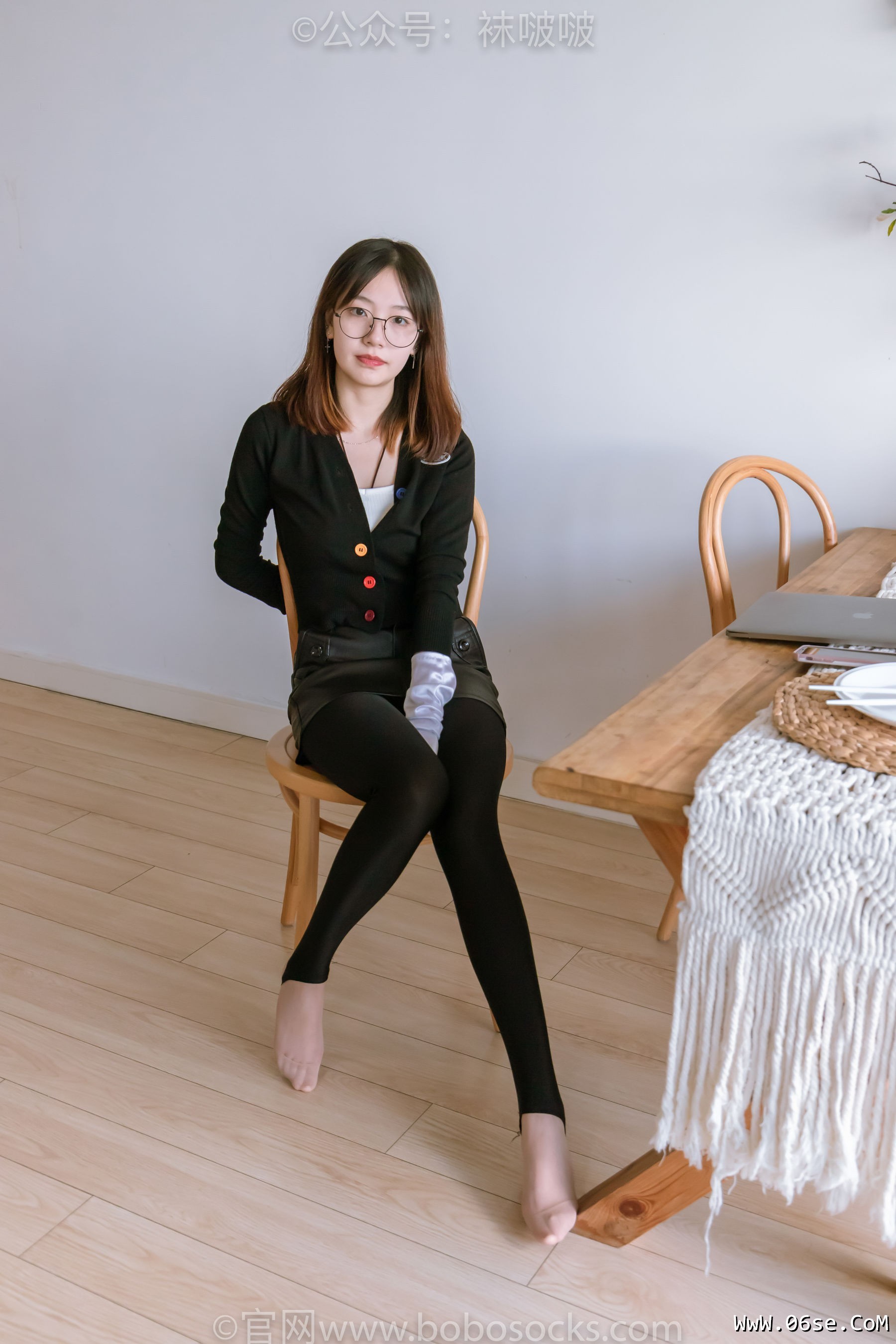 图片[53]-BoBoSocks袜啵啵 No.041 小甜豆-高跟长靴、黑色踩脚裤、肉丝[140P]-六色网