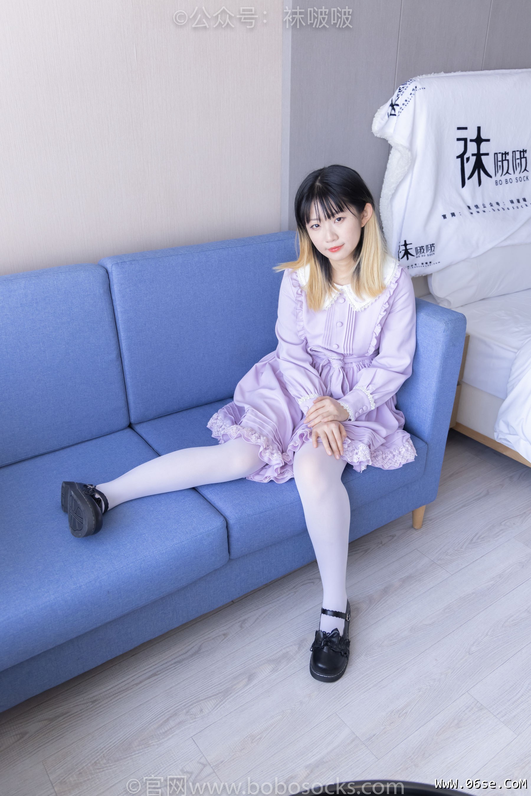 图片[5]-BoBoSocks袜啵啵 No.079 砂糖-皮鞋、厚白丝[140P]-六色网