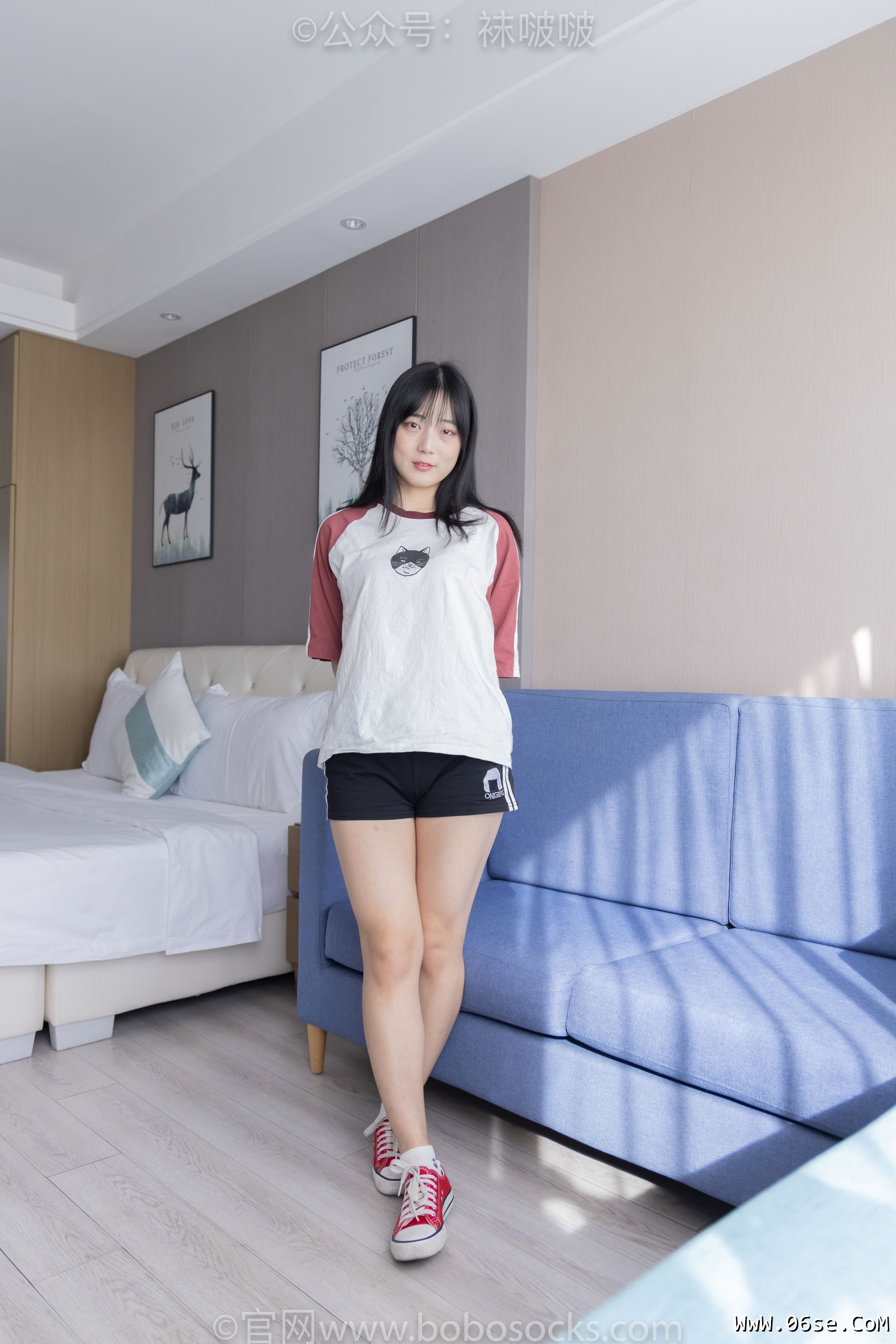 图片[5]-BoBoSocks袜啵啵 No.036 菠萝-帆布鞋、白棉袜、裸足[138P]-六色网