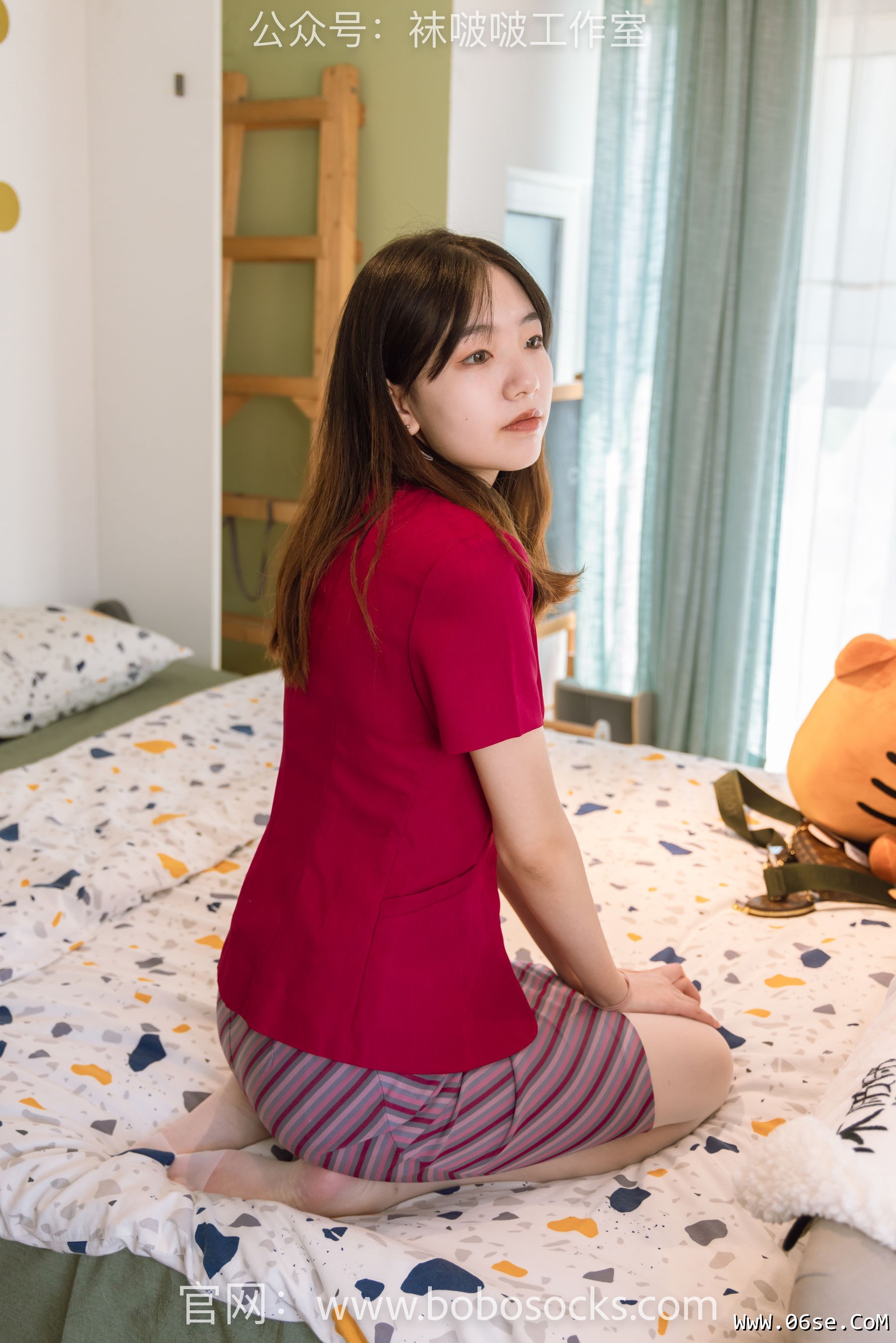 图片[51]-BoBoSocks袜啵啵 No.099 小甜豆-高跟鞋、黑丝、白丝[140P]-六色网