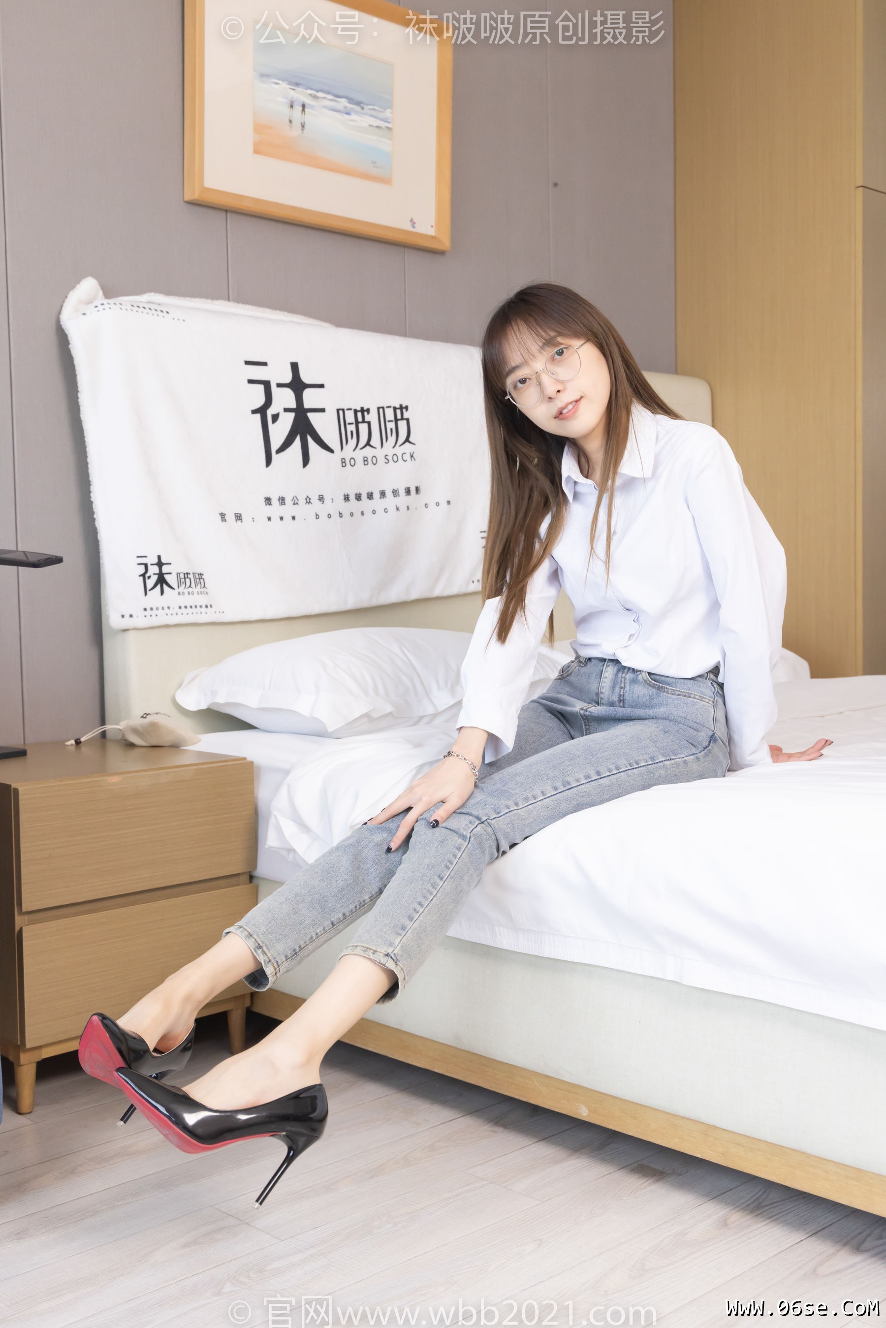 图片[186]-BoBoSocks袜啵啵 No.337 稚予 -高跟鞋、高跟凉鞋、黑丝、裤里丝、裸足[200P]-六色网