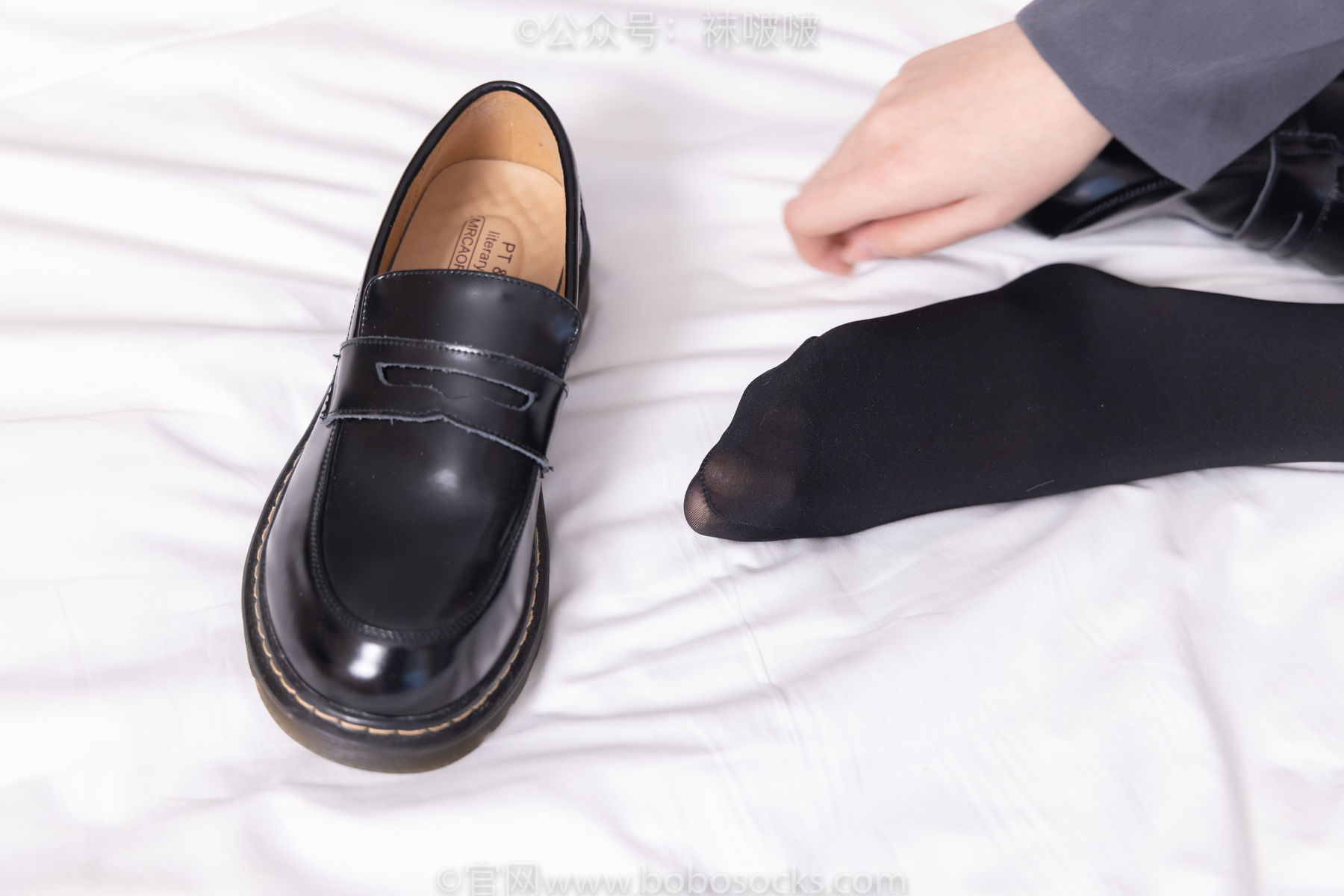 图片[42]-BoBoSocks袜啵啵 No.060 小甜豆-JK制服、皮鞋、厚黑丝[131P]-六色网