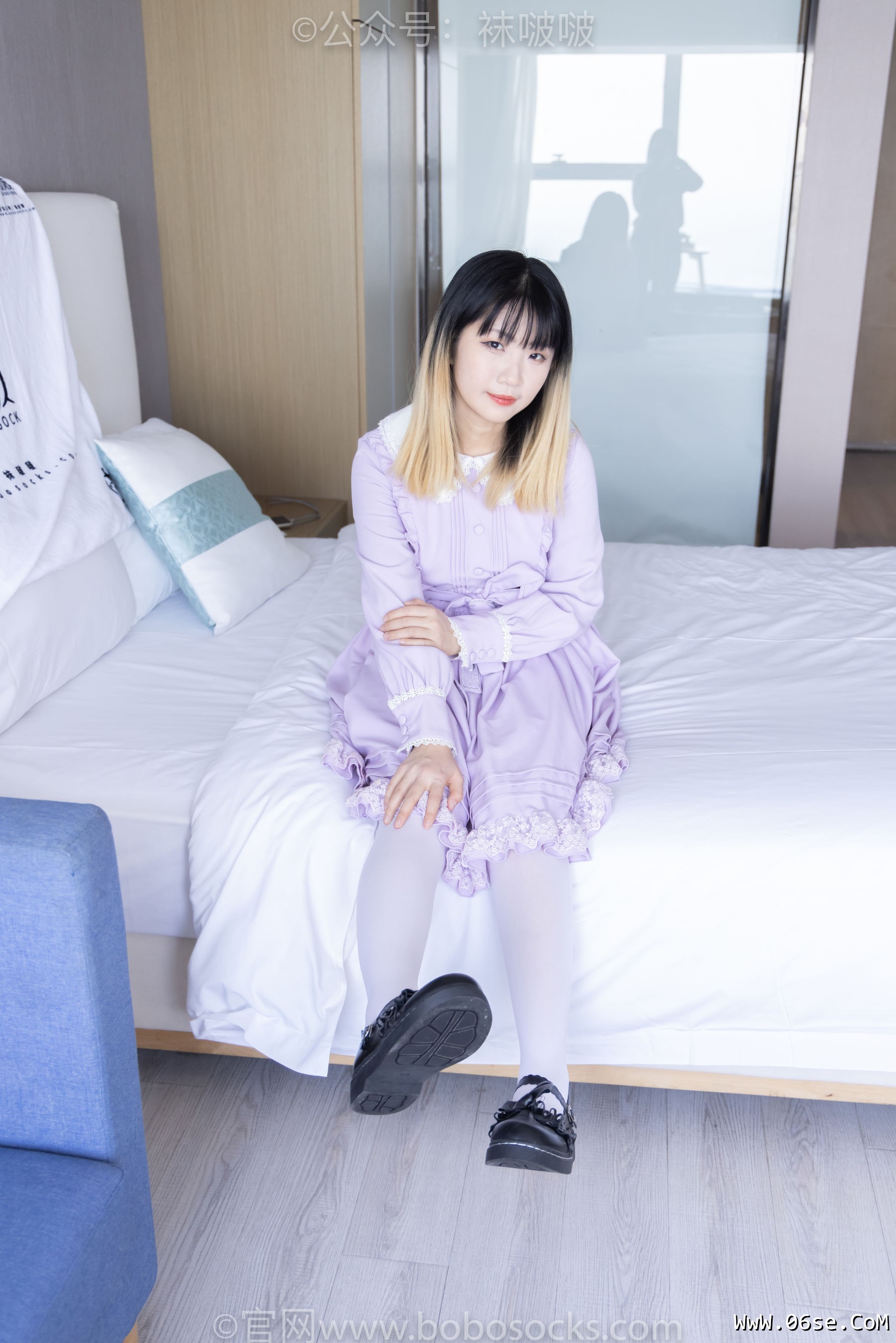 图片[22]-BoBoSocks袜啵啵 No.079 砂糖-皮鞋、厚白丝[140P]-六色网
