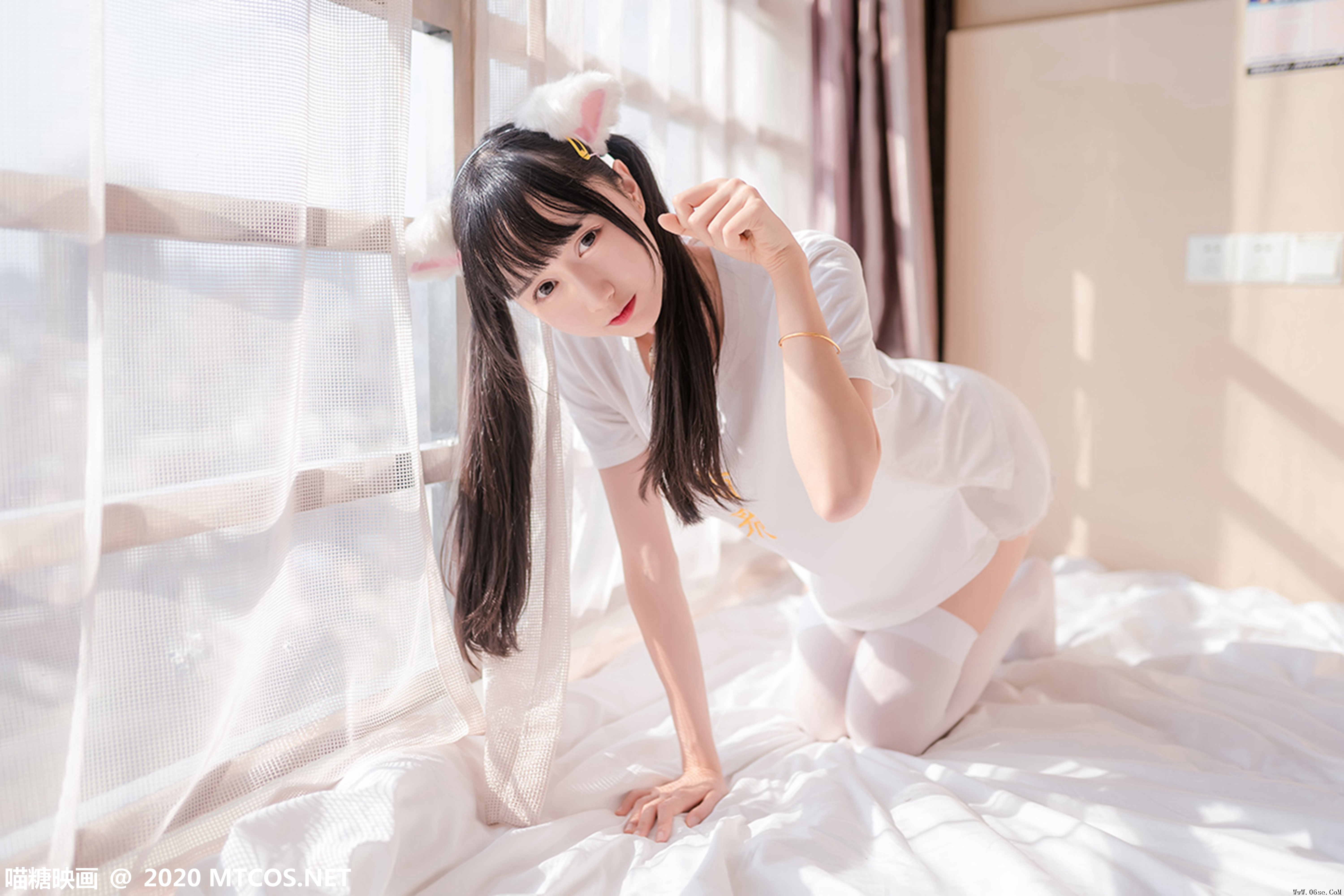 图片[32]-喵糖映画 VOL.178 猫系少女[51P／300M]-六色网