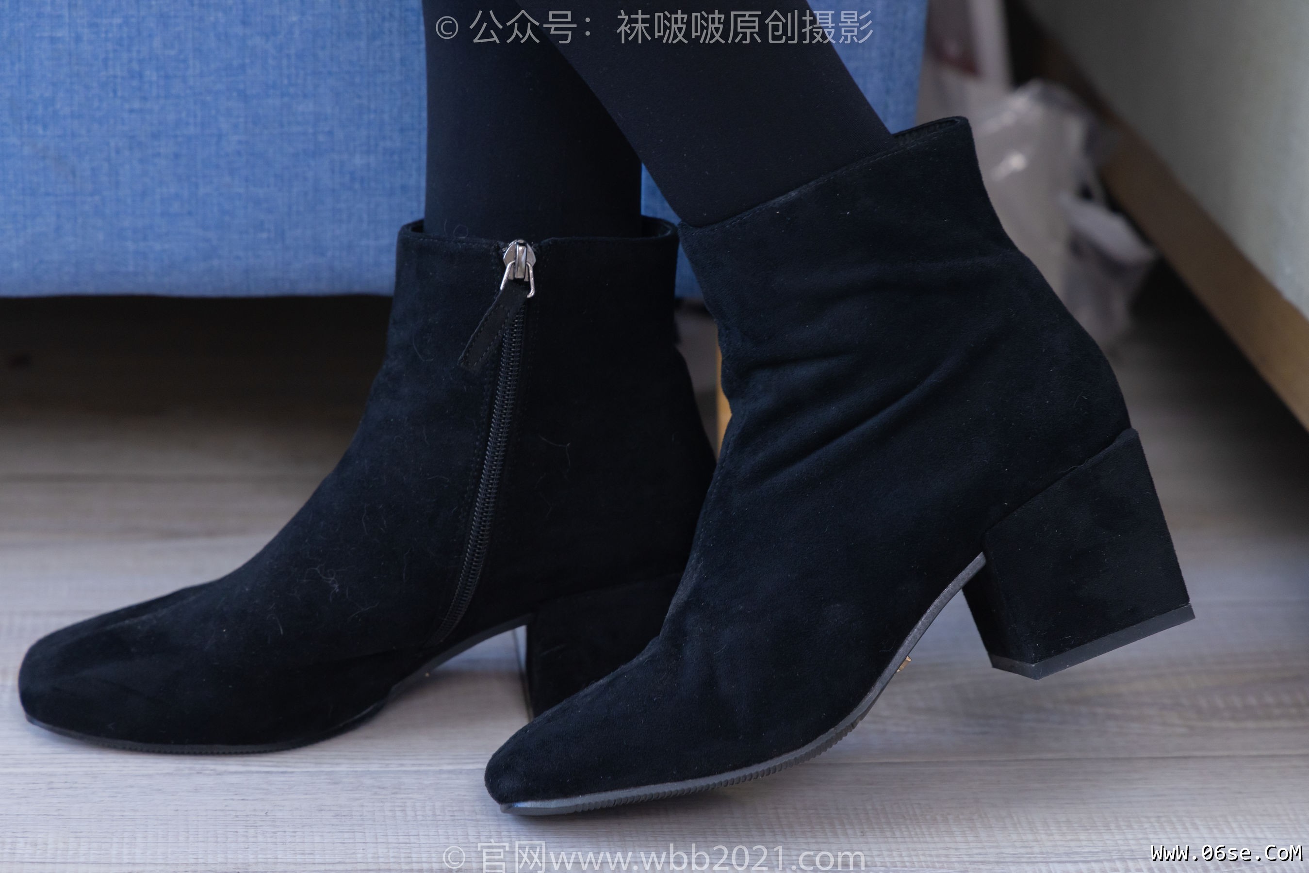 图片[2]-BoBoSocks袜啵啵 No.365 芝士 -短靴、平底鞋、厚黑丝、厚灰丝[140P]-六色网