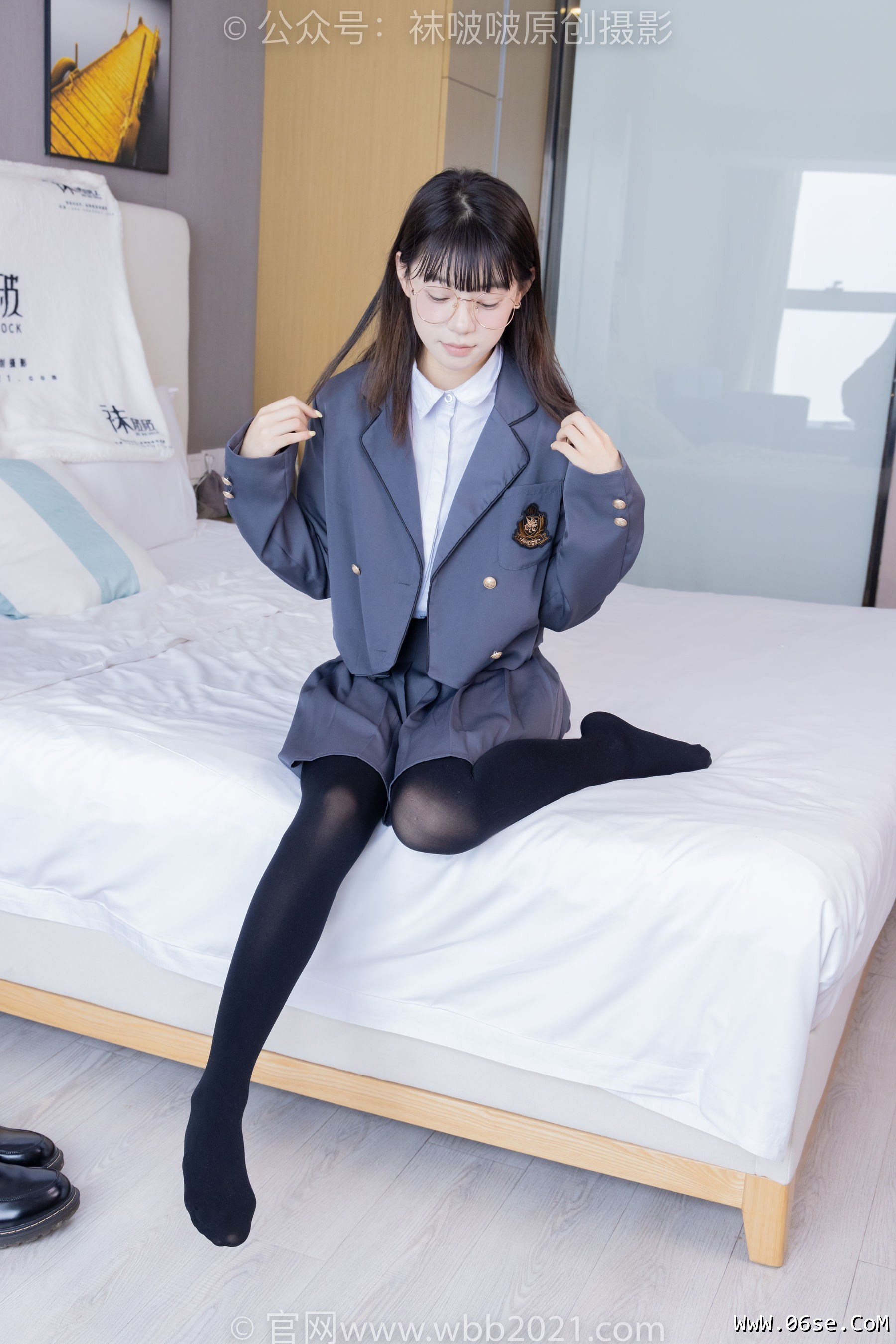 图片[40]-BoBoSocks袜啵啵 No.402 糯米 -皮鞋、厚黑丝、学院jk[140P]-六色网