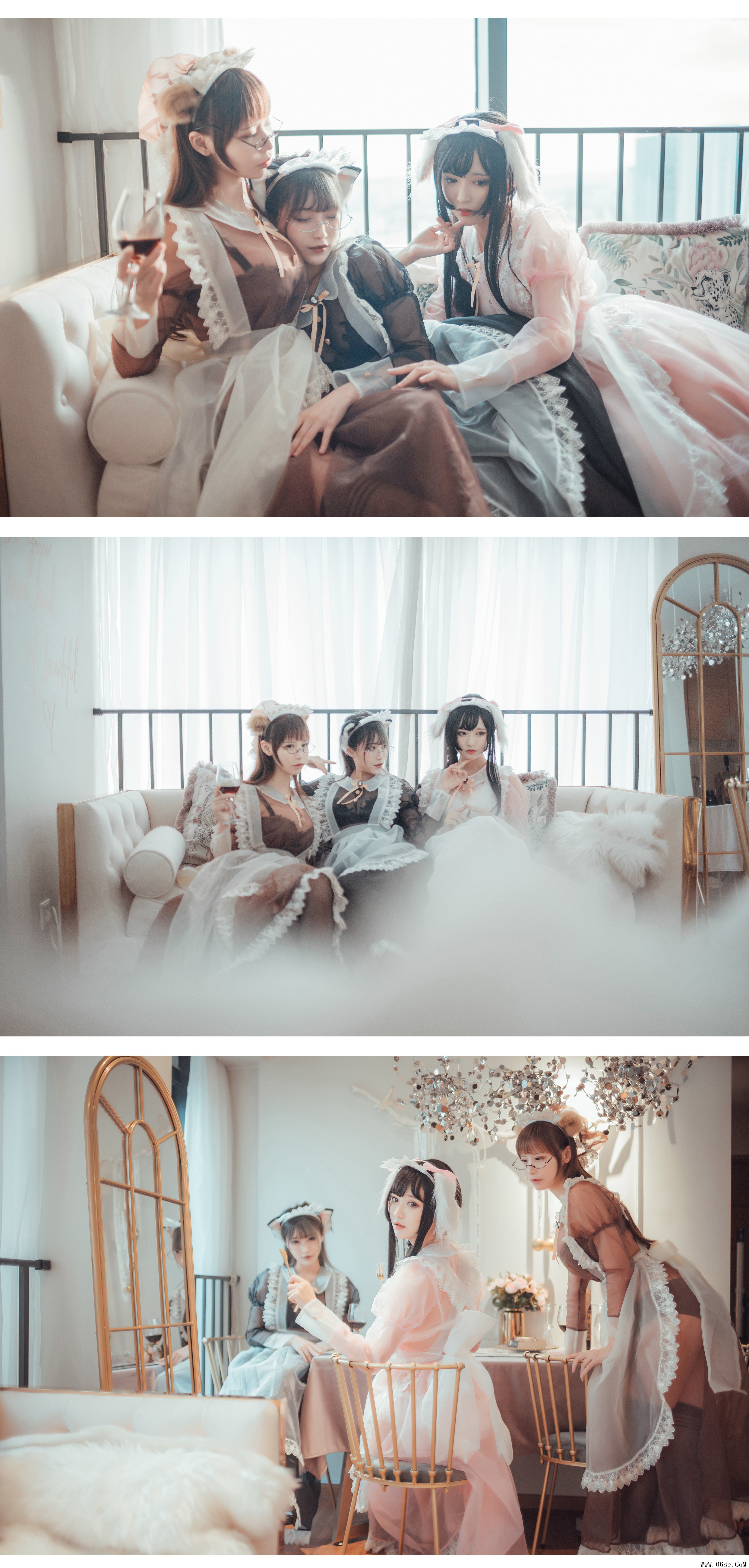 图片[8]-喵糖映画 VOL.146 三人女仆[33P／430M]-六色网