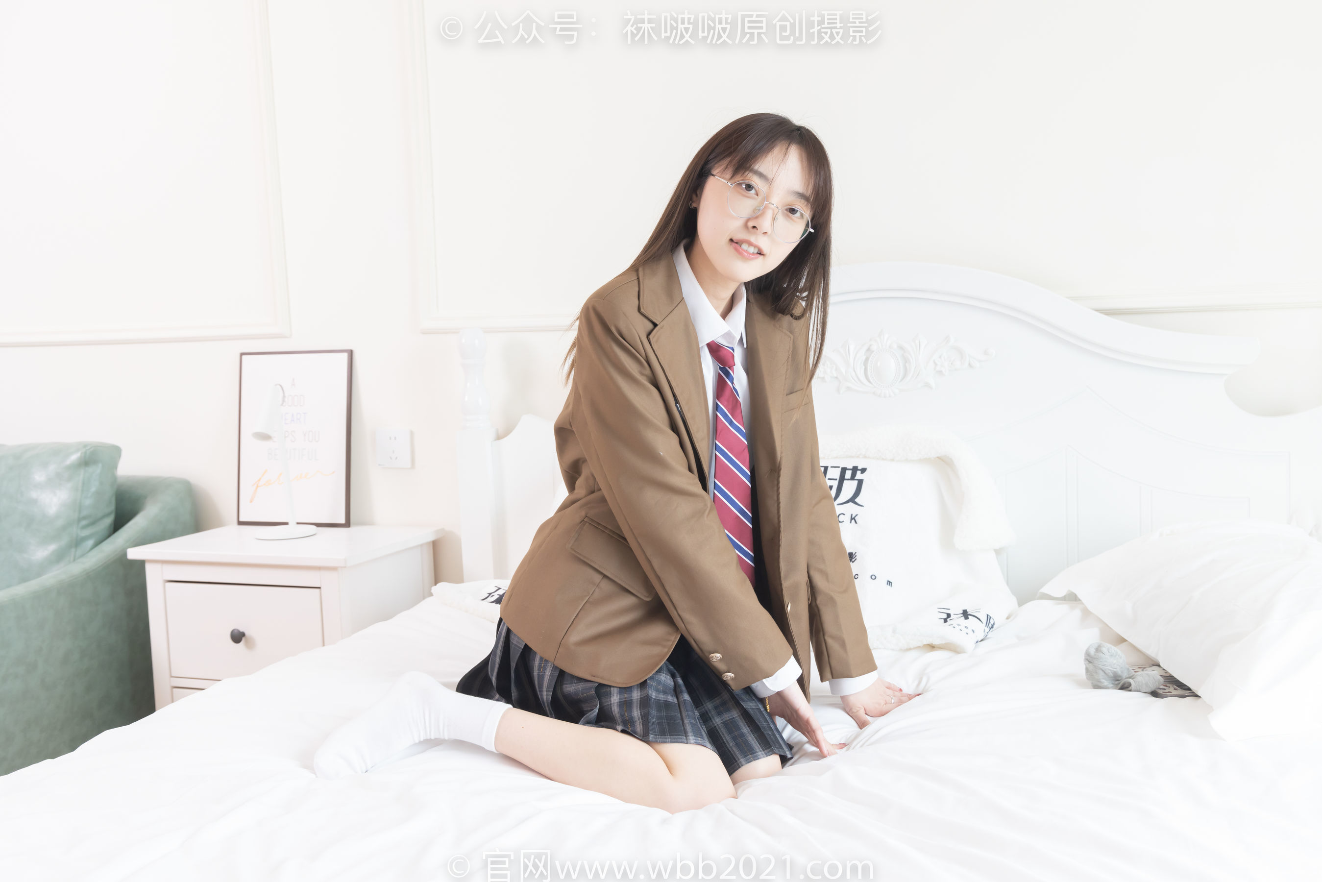 图片[65]-BoBoSocks袜啵啵 No.370 稚予 -板鞋、白棉袜、灰色棉船袜[140P]-六色网