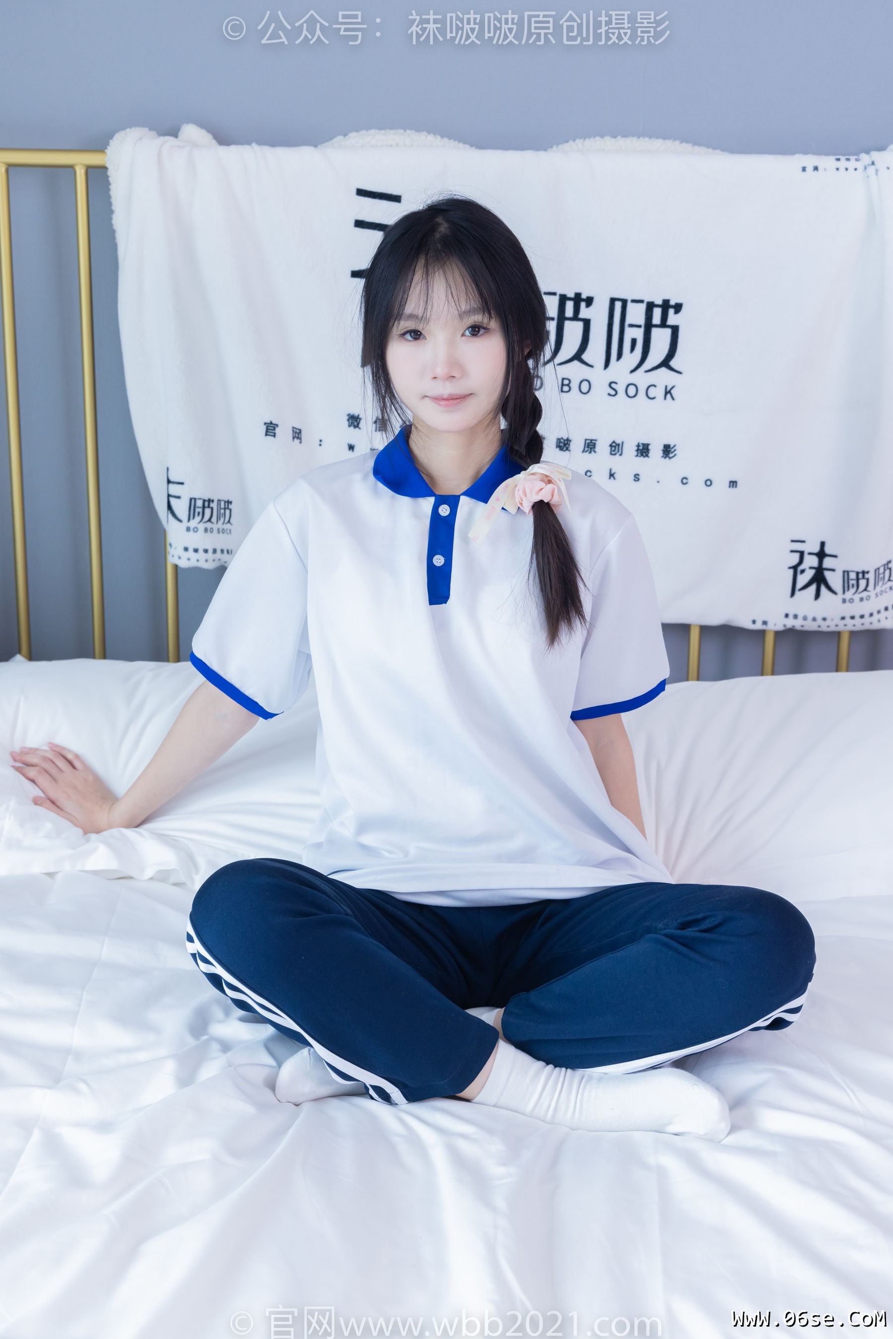 图片[101]-BoBoSocks袜啵啵 No.366 甜甜圈 -三双板鞋、白棉袜、短白丝[150P]-六色网