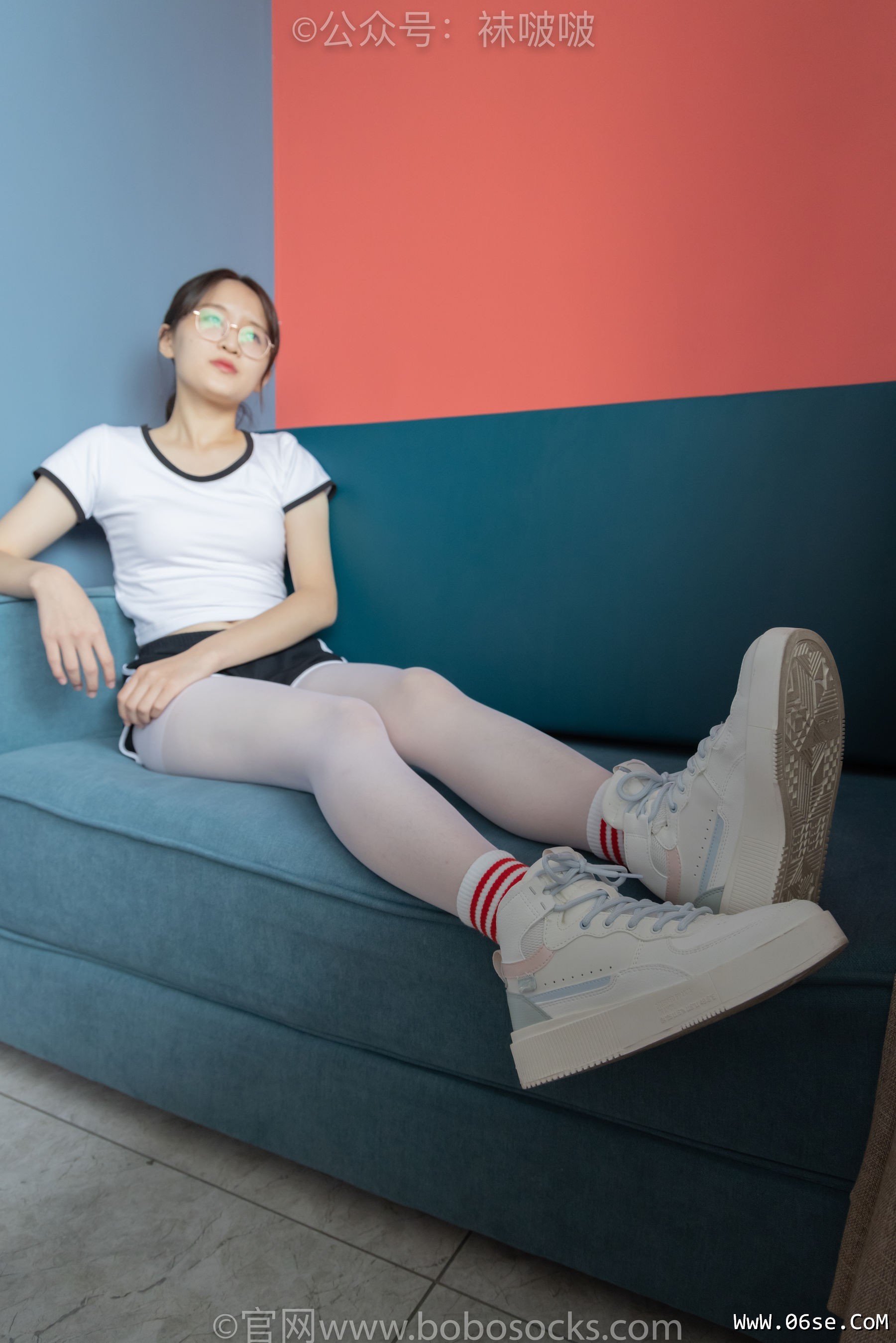图片[19]-BoBoSocks袜啵啵 积分限定作品004 熊熊-板鞋、白棉袜、白丝[139P]-六色网