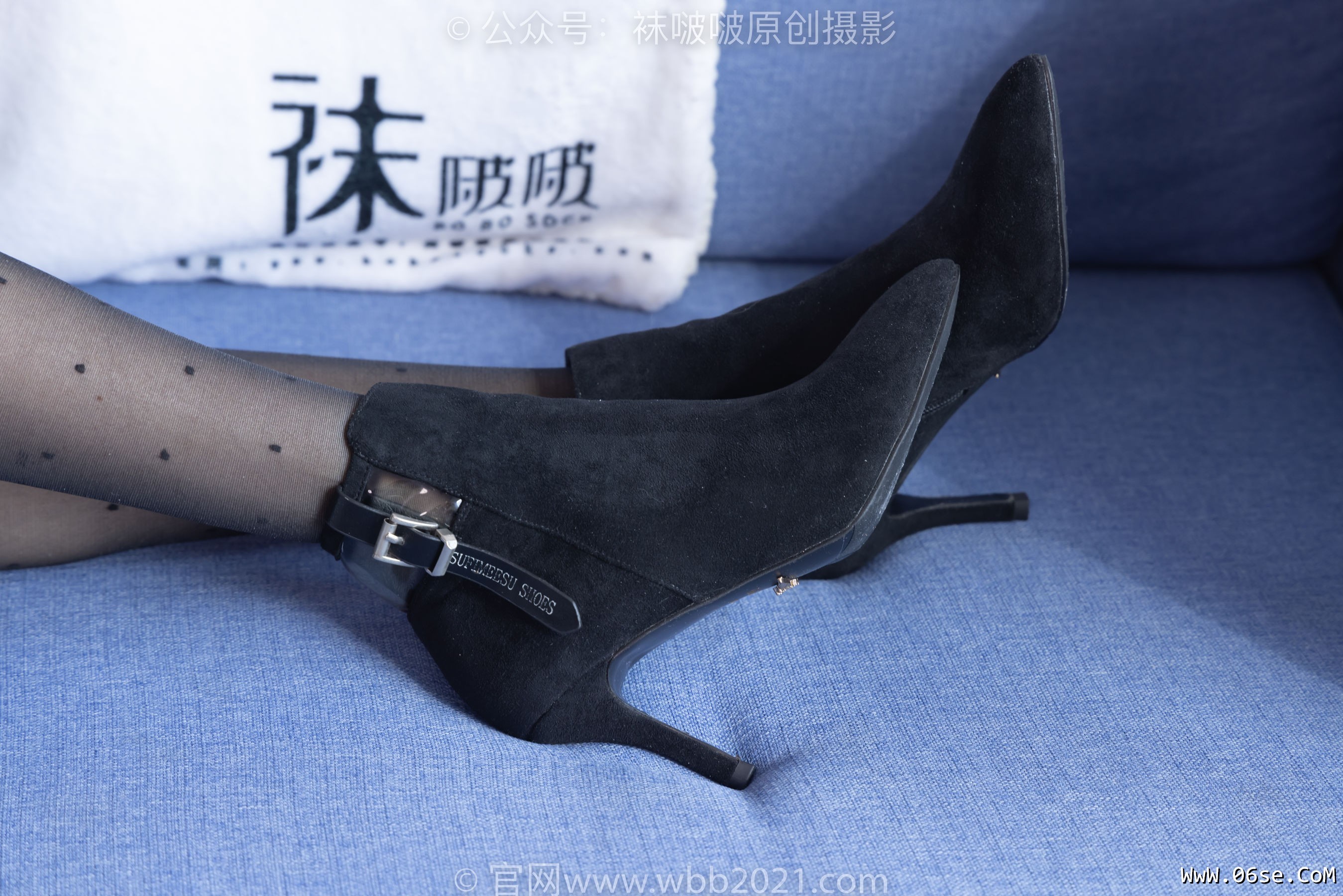 图片[71]-BoBoSocks袜啵啵 No.352 稚予 -短靴、波点黑丝[145P]-六色网