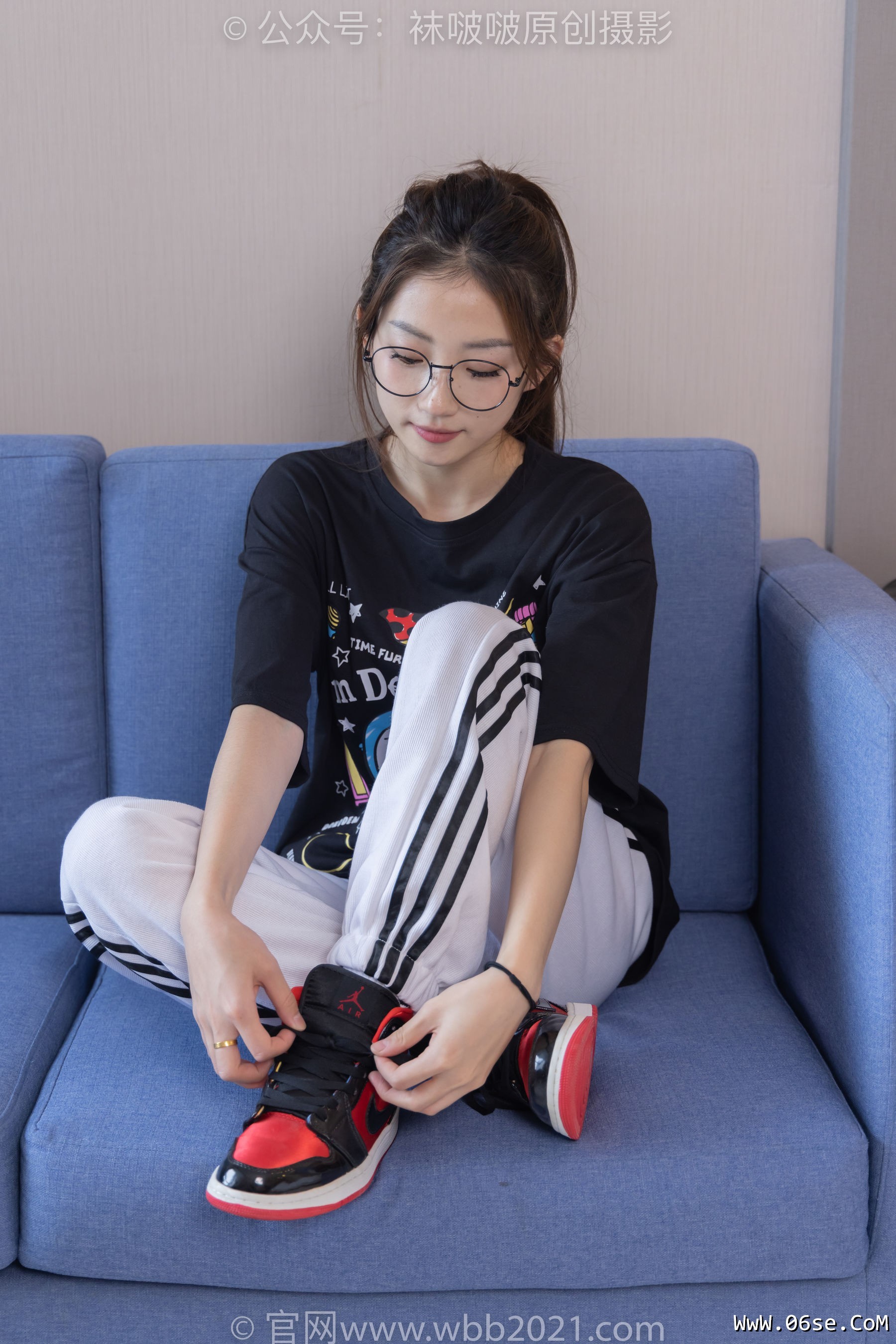 图片[53]-BoBoSocks袜啵啵 No.382 小沫 -板鞋、白棉袜[143P]-六色网