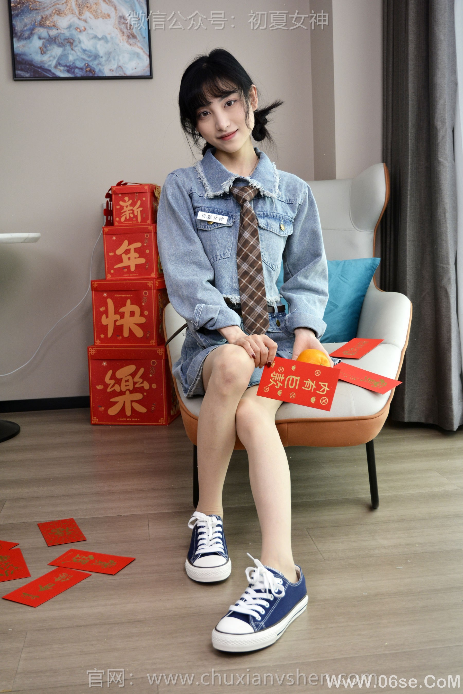 图片[110]-初夏女神 No.247 柒柒 浪漫牛仔[140P]-六色网