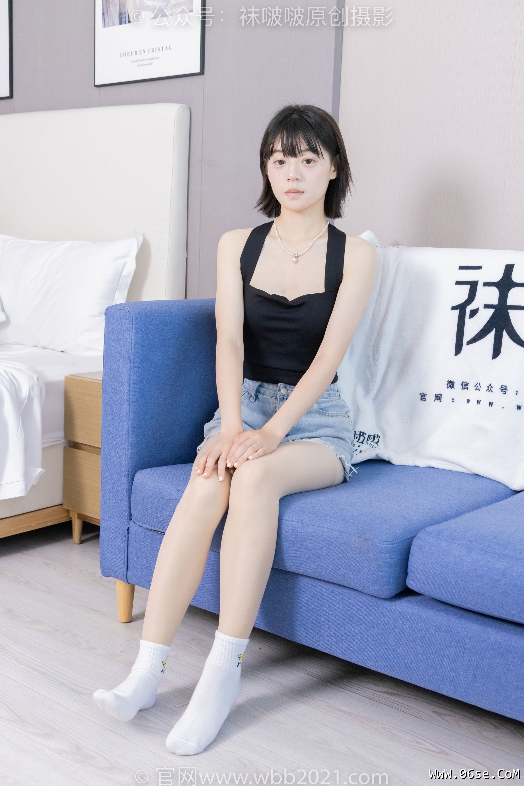 图片[114]-BoBoSocks袜啵啵 No.422 糯米 -长靴、白棉袜、肉丝[140P]-六色网