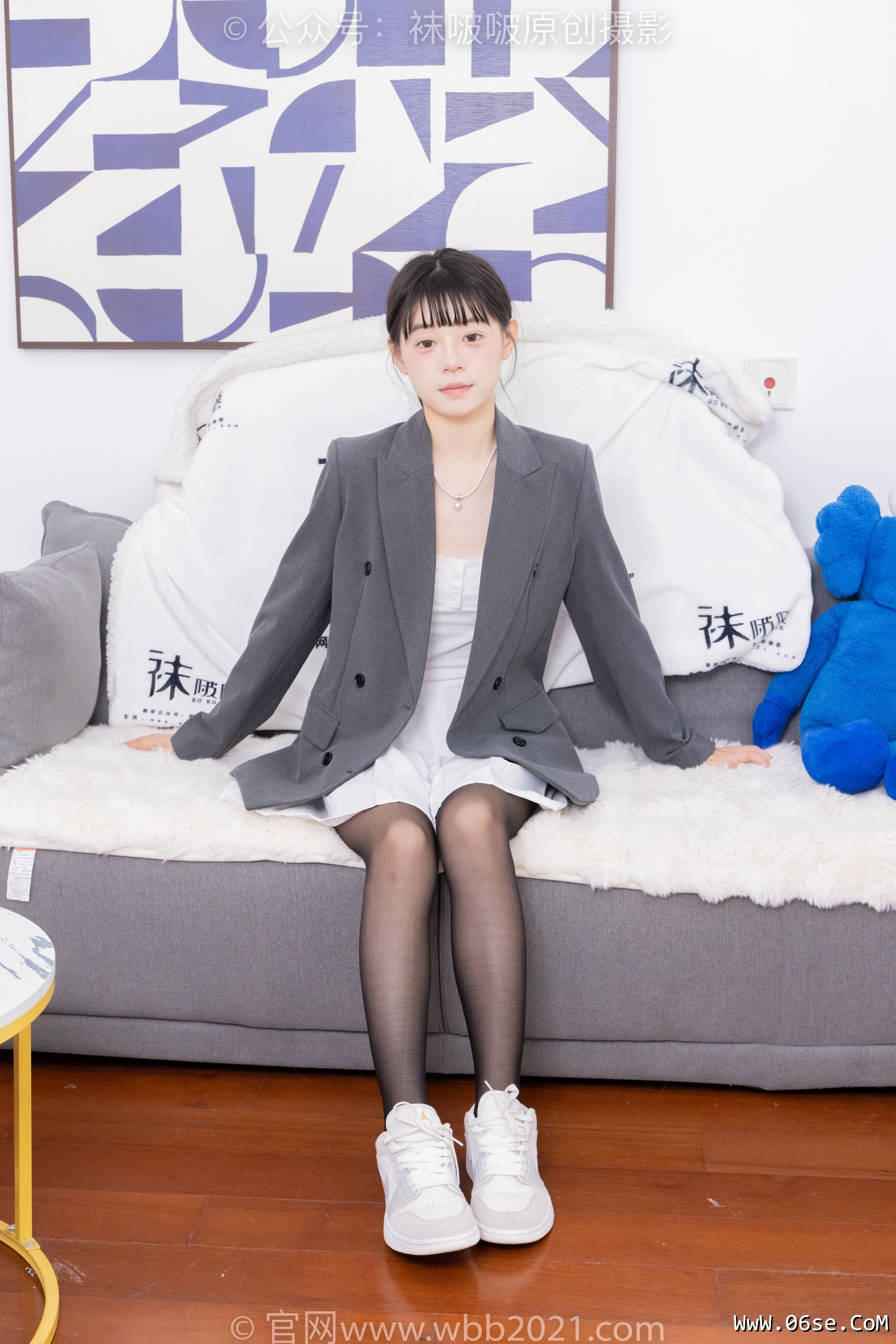 图片[35]-BoBoSocks袜啵啵 No.404 糯米 -板鞋、黑丝、ol风[145P]-六色网