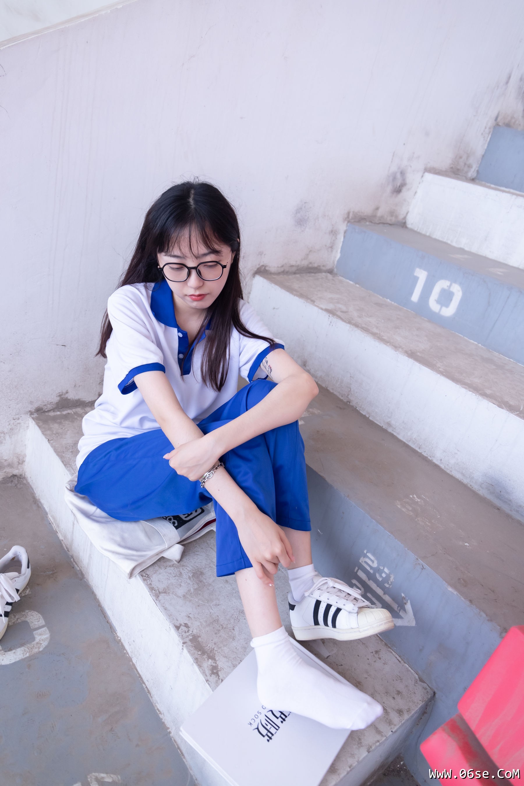 图片[47]-BoBoSocks袜啵啵 No.002 稚予-校服、贝壳头、白棉袜、裸足[139P]-六色网