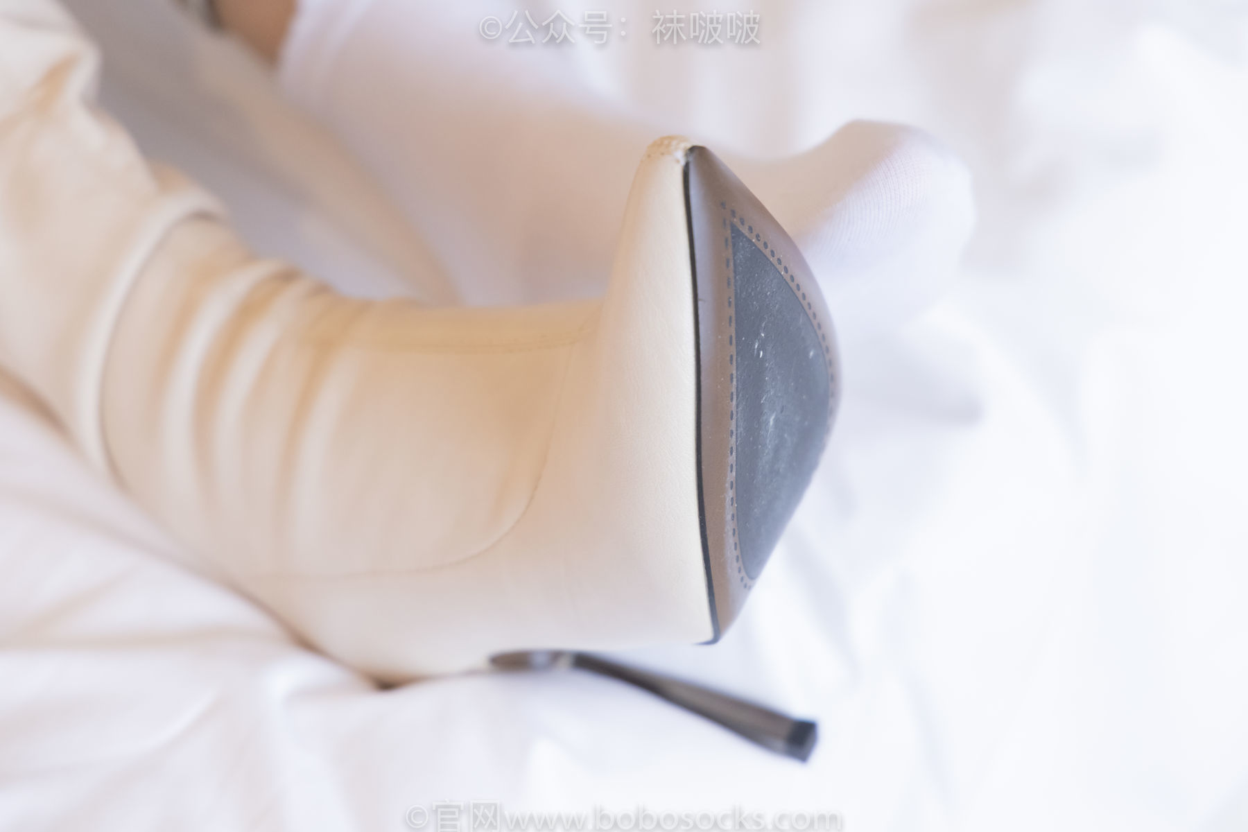 图片[94]-BoBoSocks袜啵啵 No.050 小甜豆-高跟长靴、白棉袜[175P]-六色网