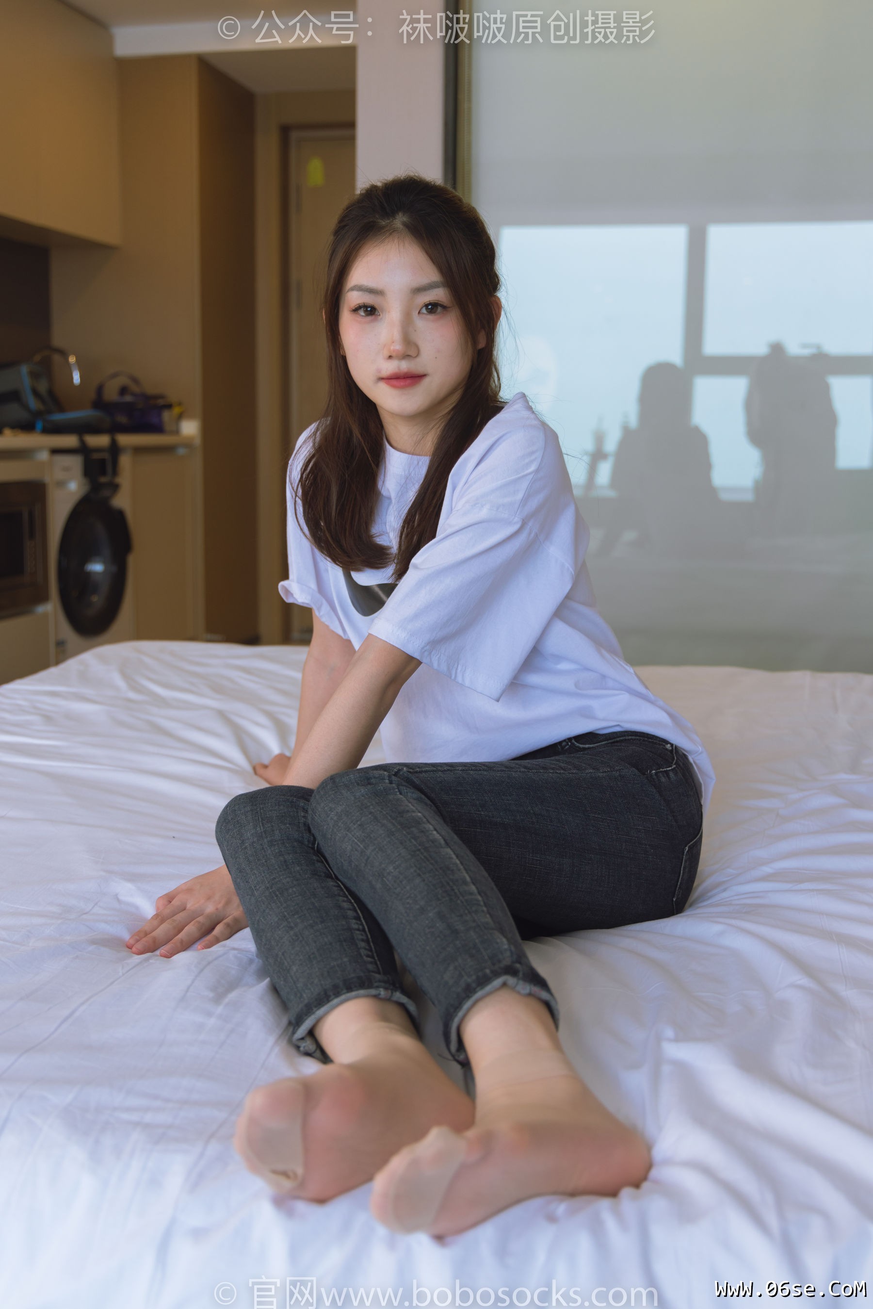 图片[116]-BoBoSocks袜啵啵 No.220 小沫-两双板鞋、短肉丝、裸足[140P]-六色网