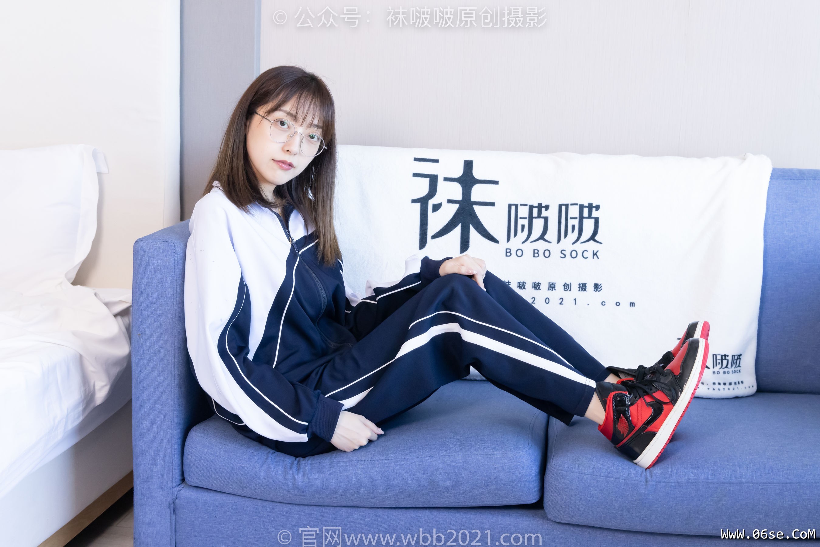 图片[68]-BoBoSocks袜啵啵 No.398 稚予 -板鞋、白船袜、裸足、裸足[150P]-六色网
