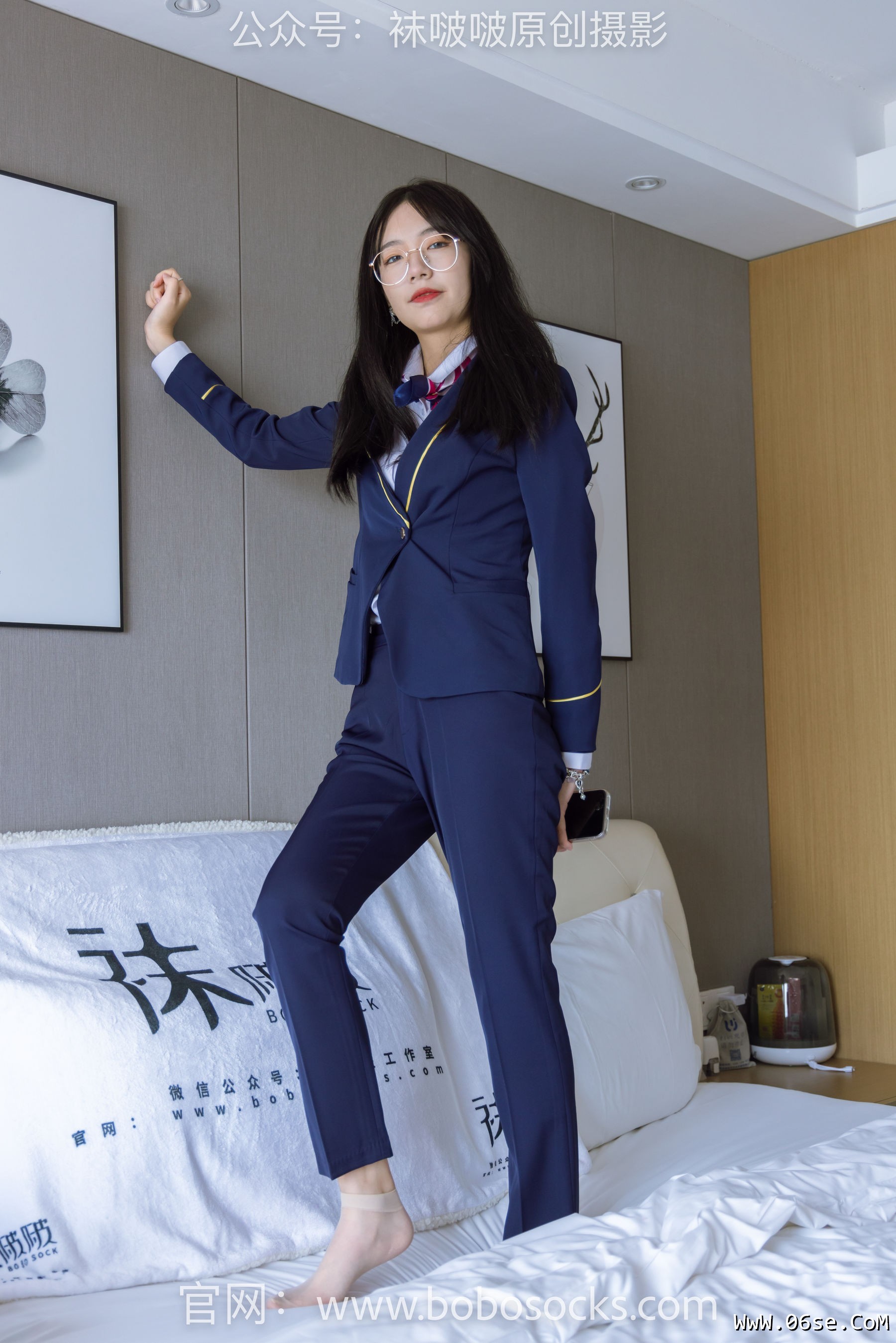 图片[36]-BoBoSocks袜啵啵 No.139 小甜豆-高跟鞋、短肉丝、空姐制服[140P]-六色网