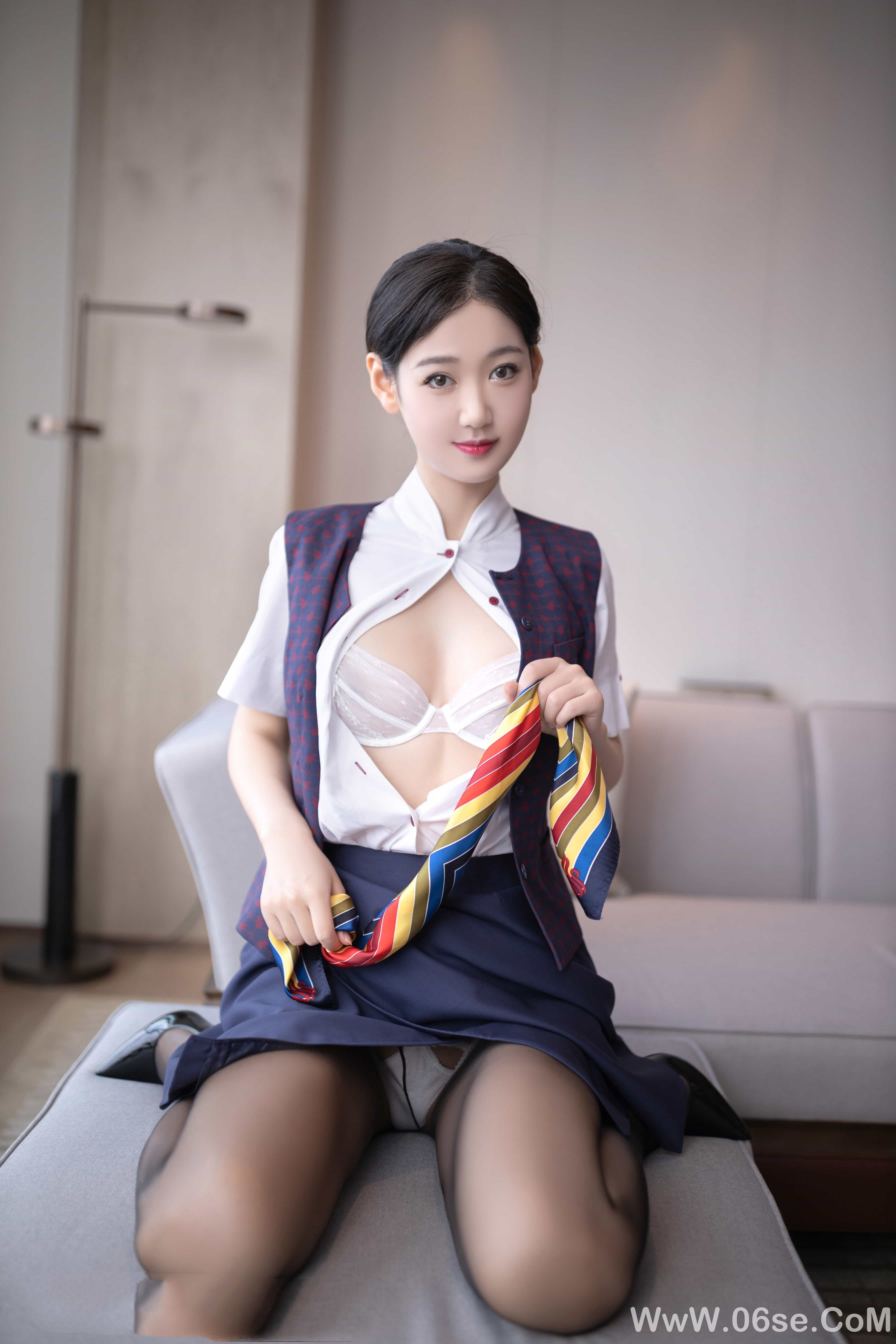 图片[3]-唐安琪国航空姐原版写真[89P]-六色网
