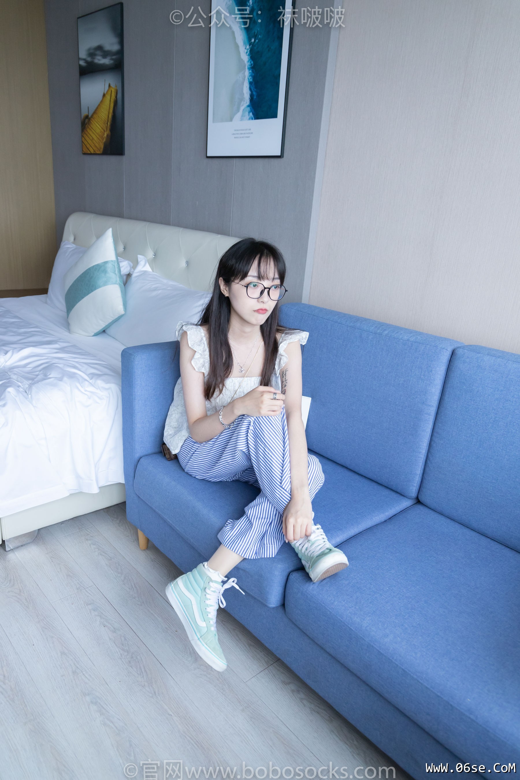 图片[25]-BoBoSocks袜啵啵 No.027 稚予- vans、白色棉袜、肉丝[136P]-六色网