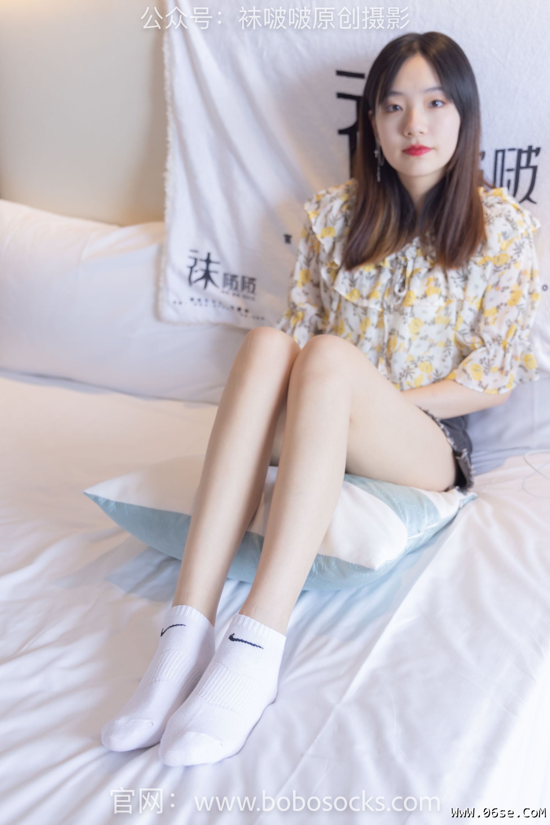 图片[195]-BoBoSocks袜啵啵 No.136 小甜豆-高跟长靴、白棉袜、裸足[200P]-六色网
