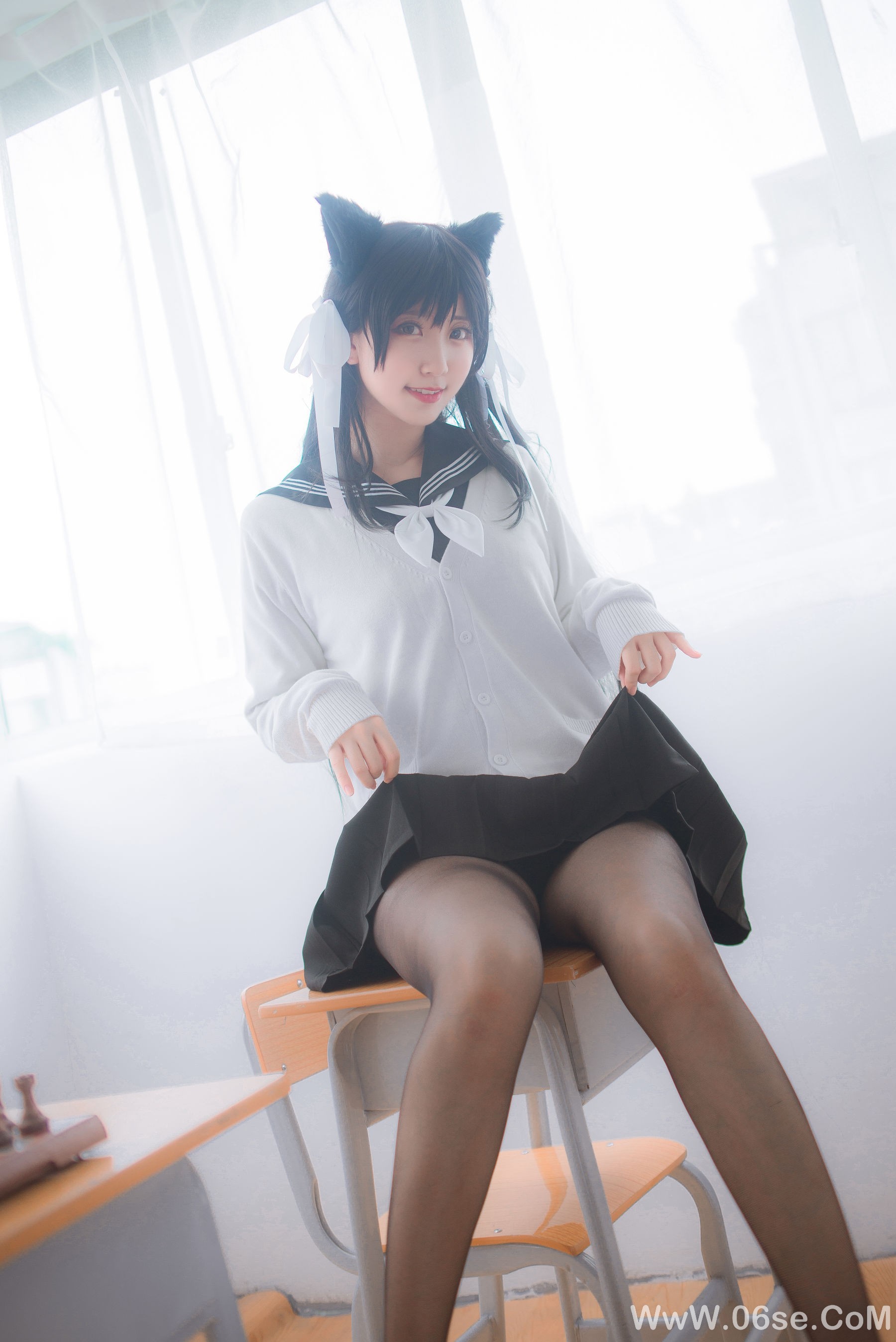 图片[19]-人气Coser黑川 獒犬制服[30P]-六色网