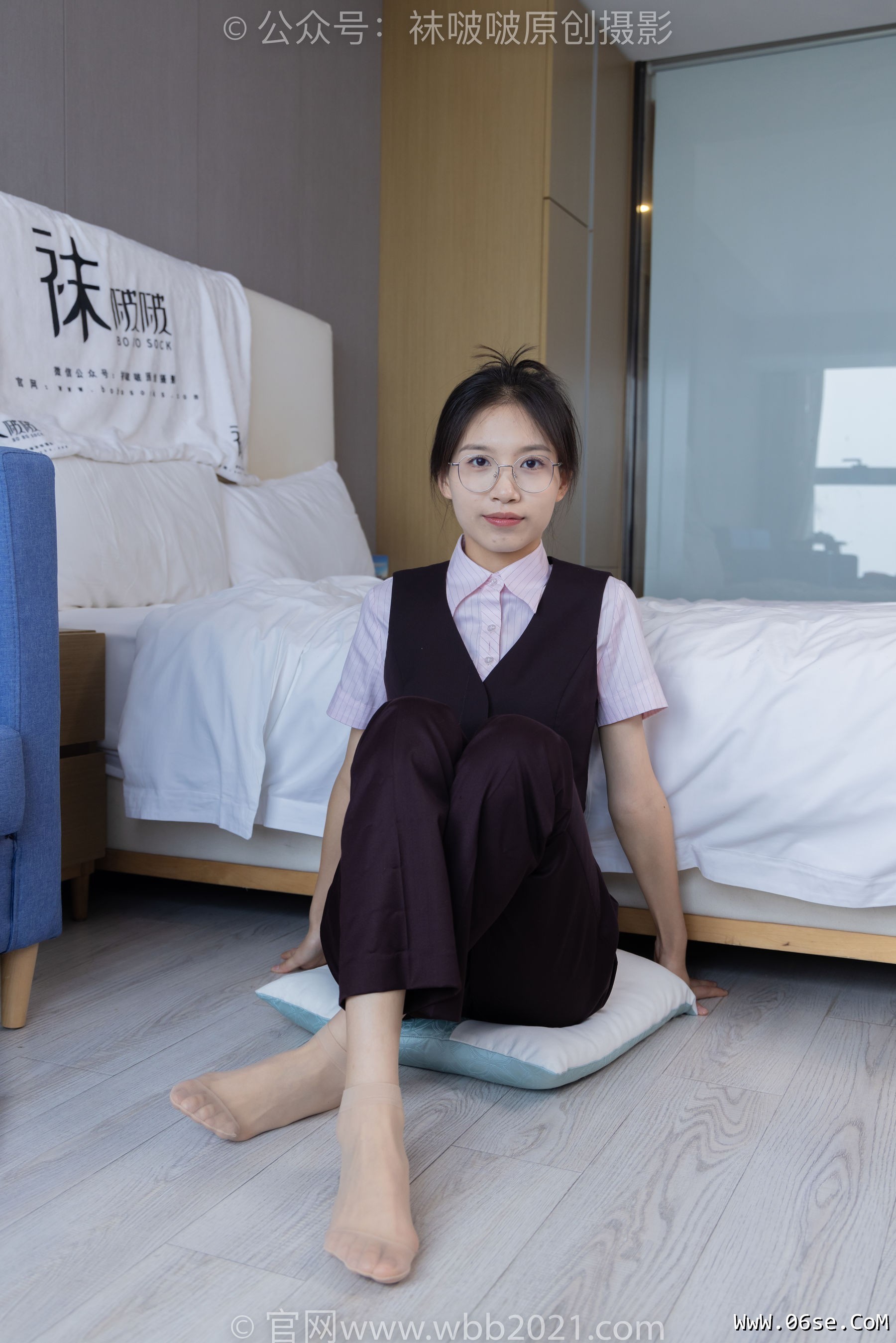 图片[50]-BoBoSocks袜啵啵 No.271 芝士 -平底鞋、短肉丝、银行制服[146P]-六色网