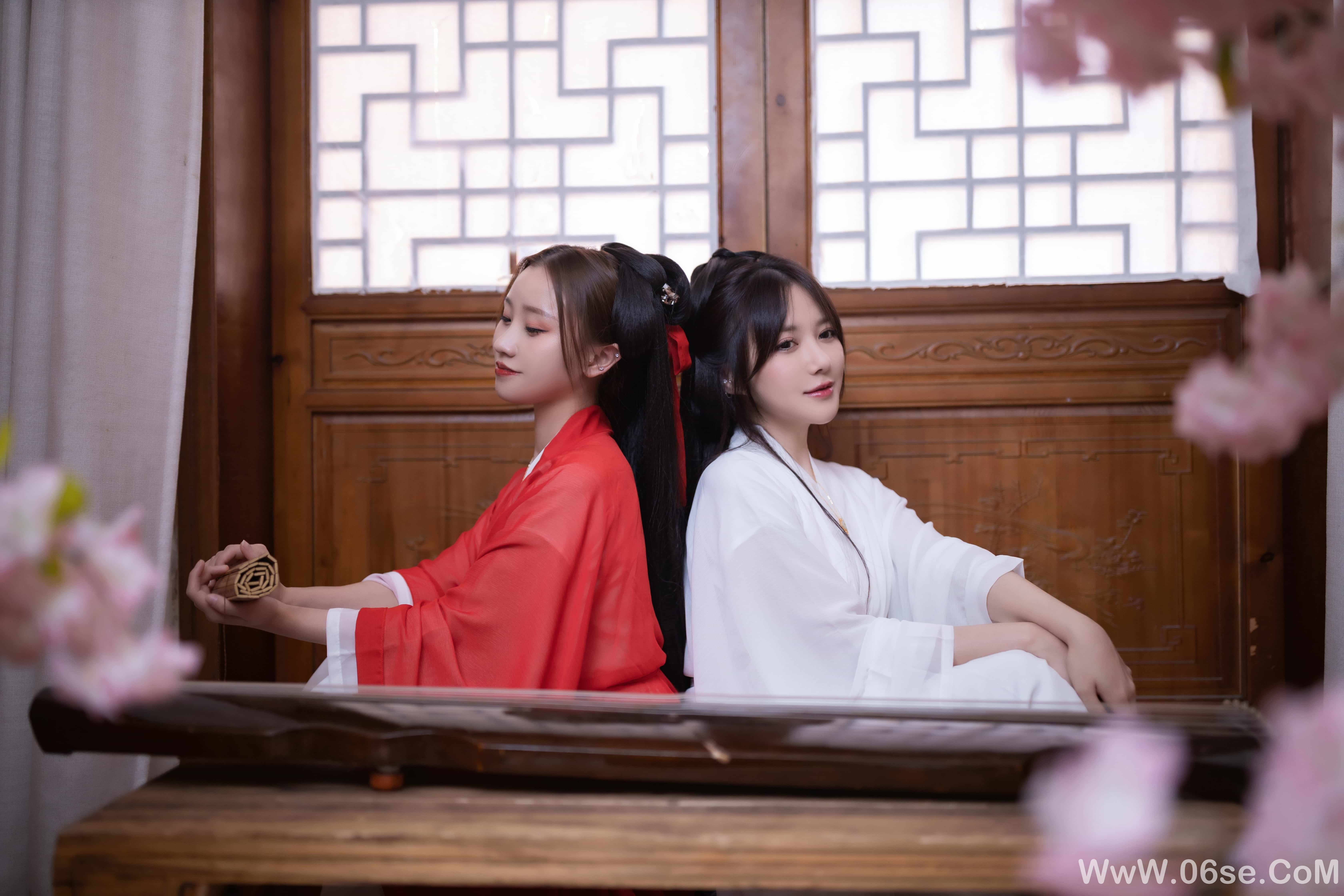 图片[61]-秀人名模鱼子酱Fish内部私购未上架《双女古装剧情》写真[153P]-六色网