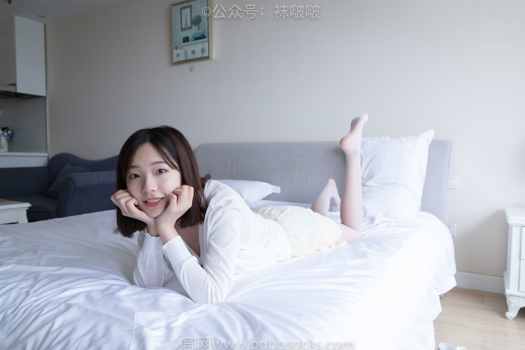 图片[88]-BoBoSocks袜啵啵 No.005 小甜豆-帆布鞋、薄白丝[133P]-六色网