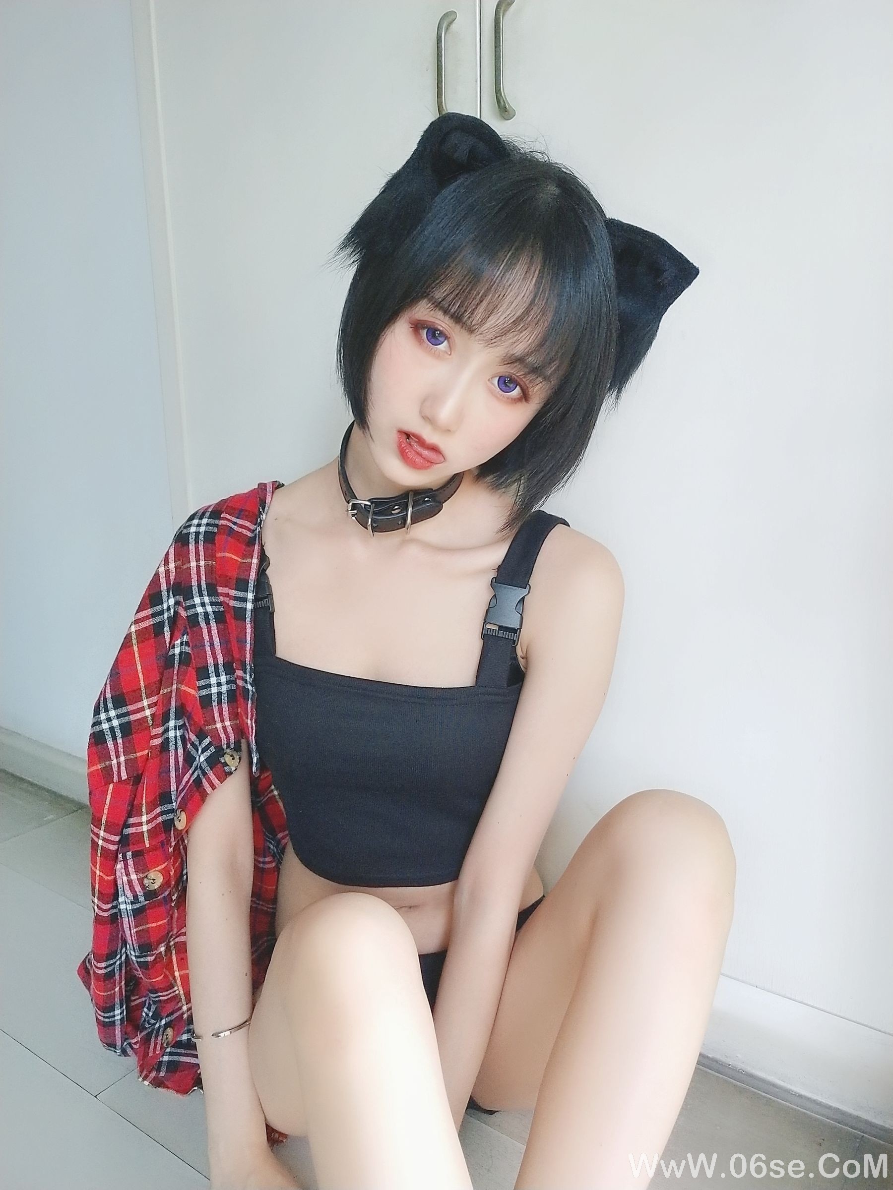 图片[7]-萌系小姐姐木绵绵OwO 不良猫[44P]-六色网