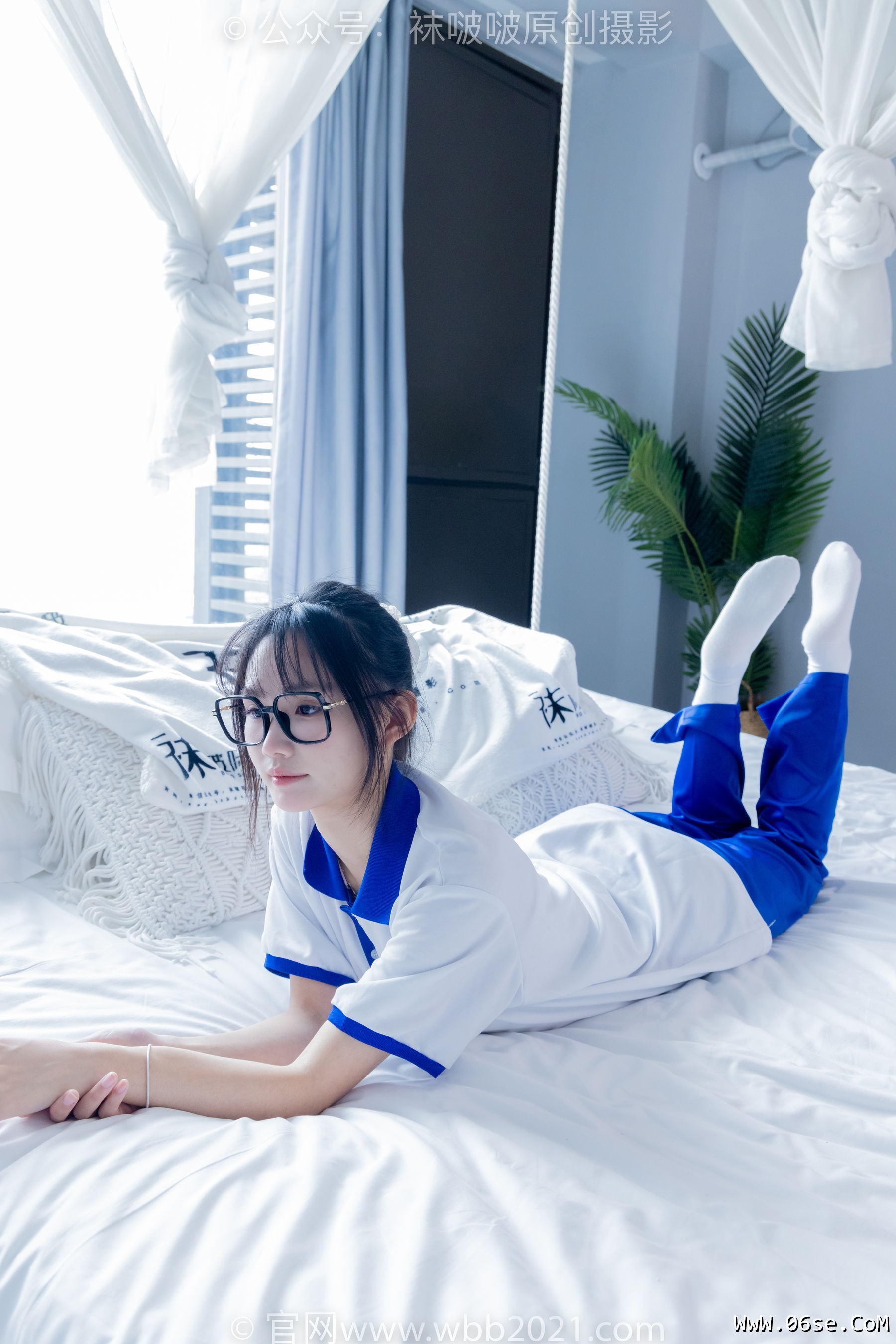 图片[21]-BoBoSocks袜啵啵 No.351 甜甜圈 -板鞋、白棉袜、肉丝、校服裤里丝[150P]-六色网