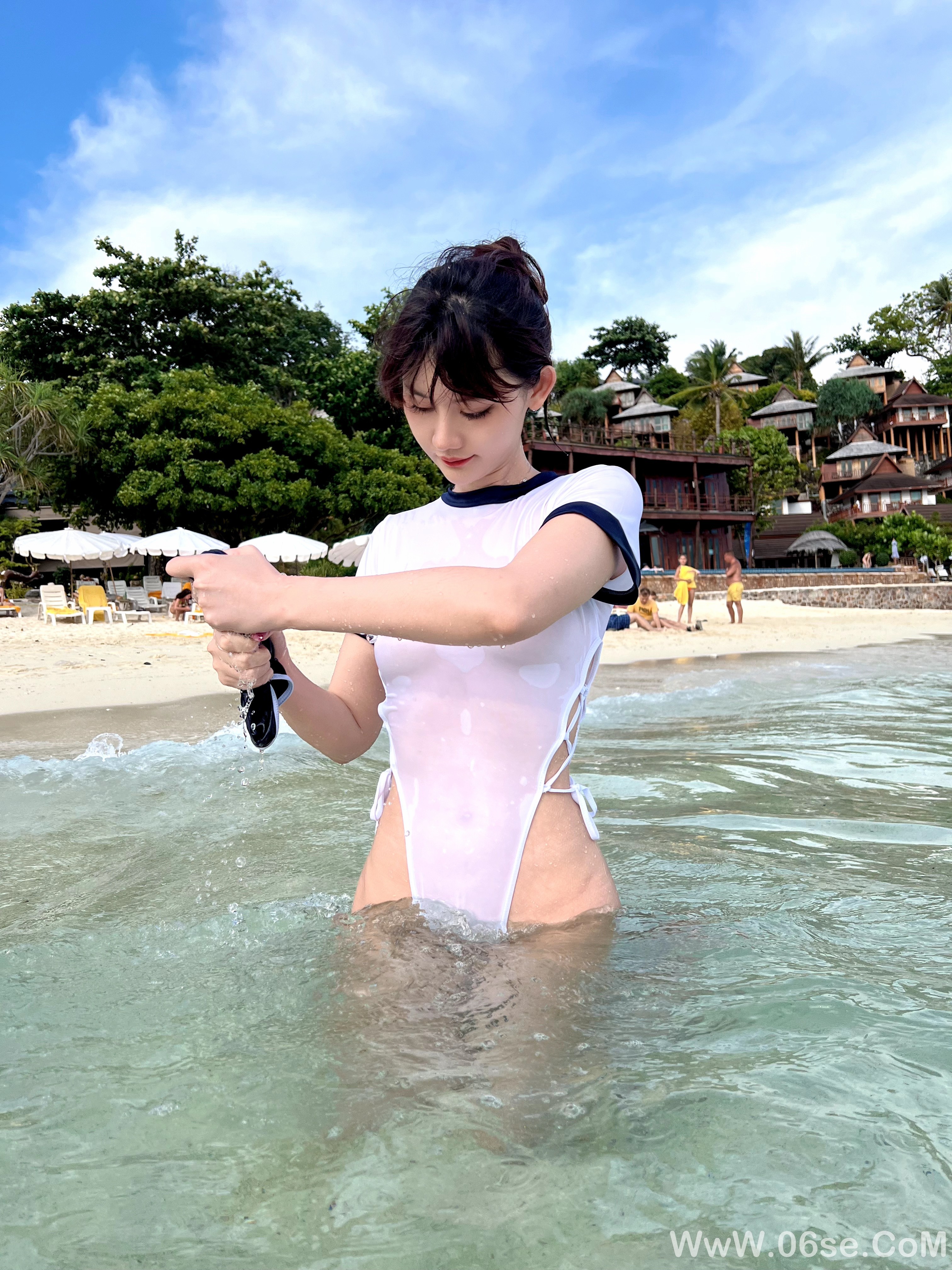 图片[54]-就是阿朱啊 – NO.007 海岛透视[56P]-六色网