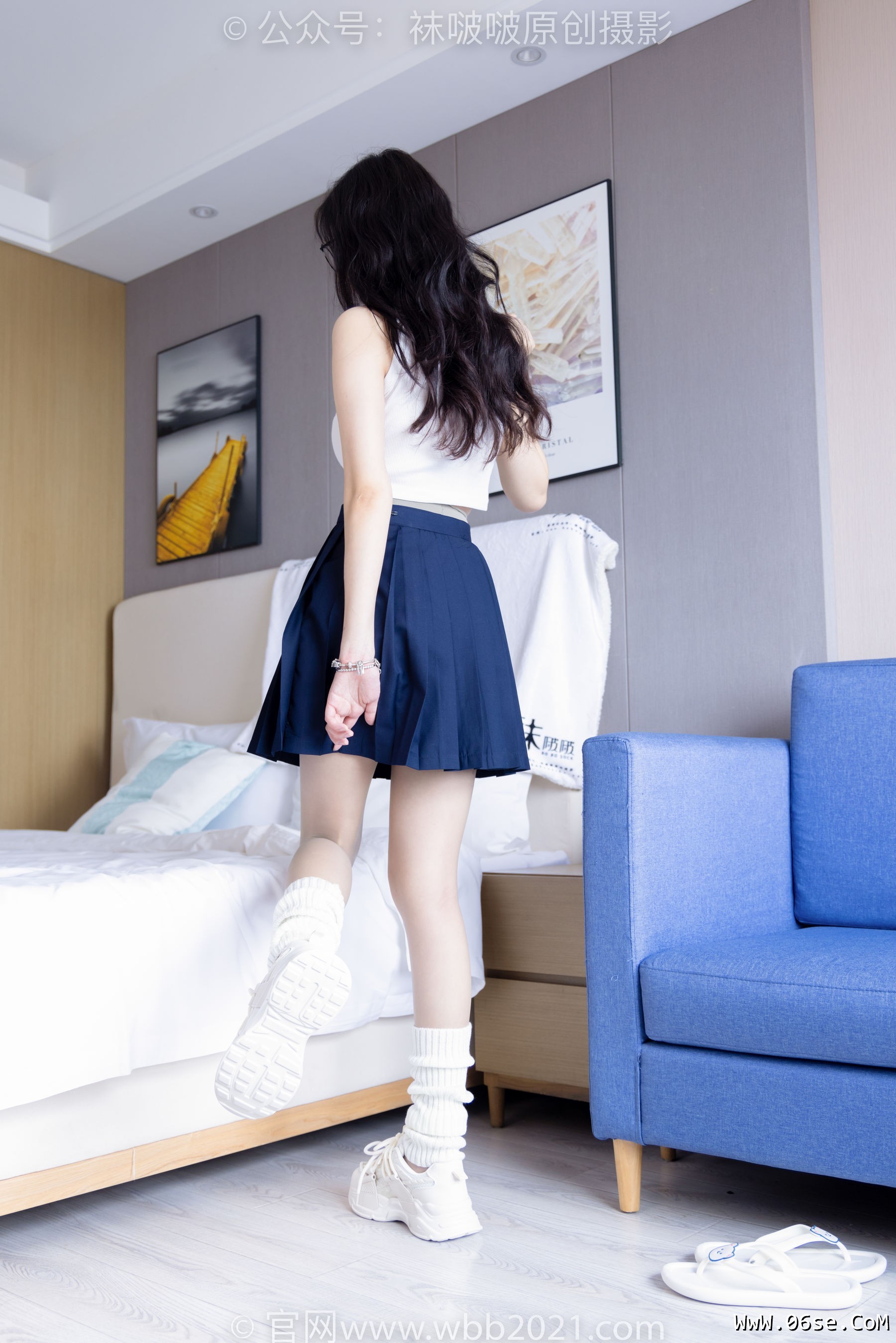 图片[120]-BoBoSocks袜啵啵 No.305 小甜豆 -运动鞋、人字拖、袜套、油亮白丝[140P]-六色网