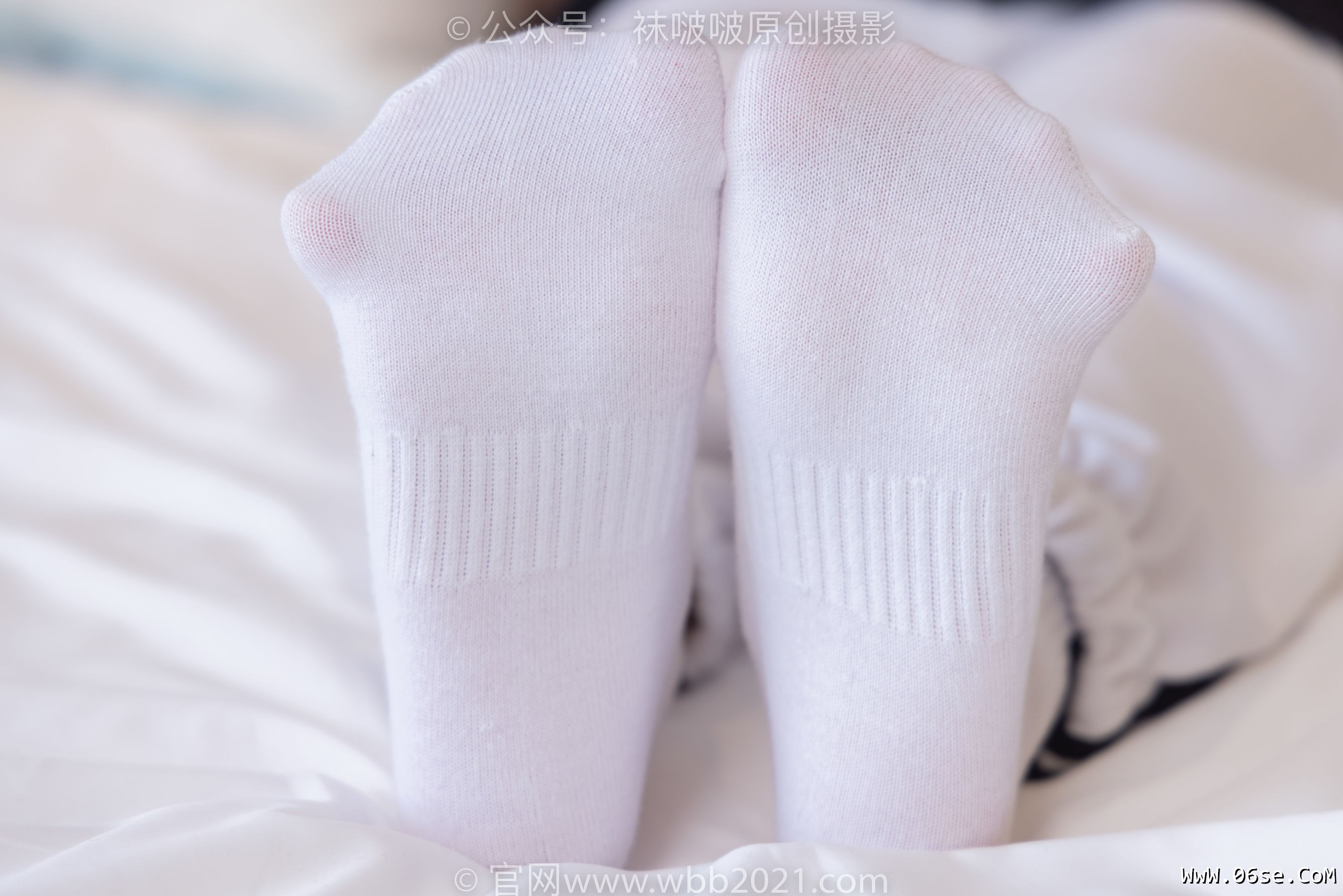 图片[3]-BoBoSocks袜啵啵 No.382 小沫 -板鞋、白棉袜[143P]-六色网