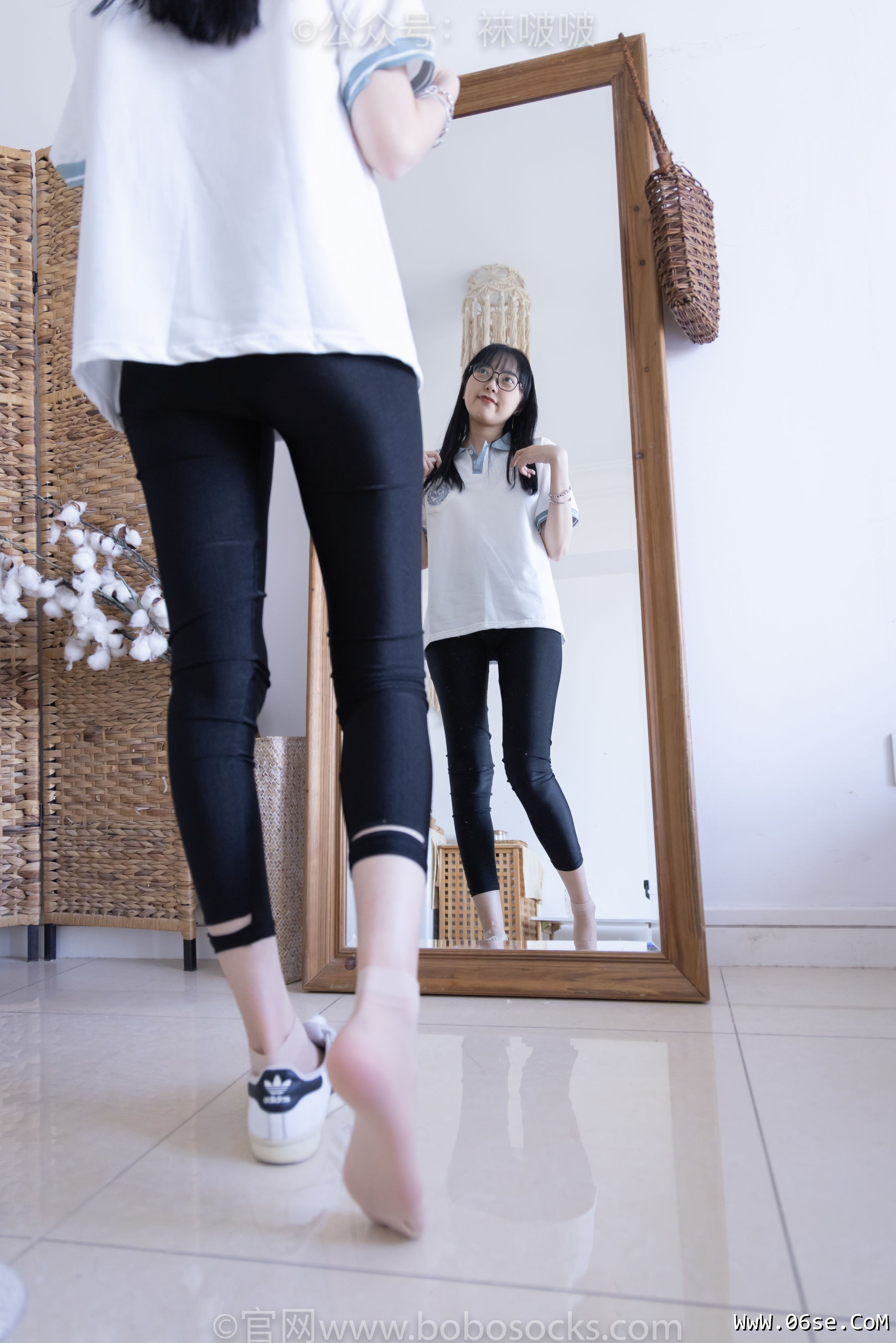 图片[51]-BoBoSocks袜啵啵 No.044 稚予-贝壳头、匡威帆布鞋、短肉丝[154P]-六色网