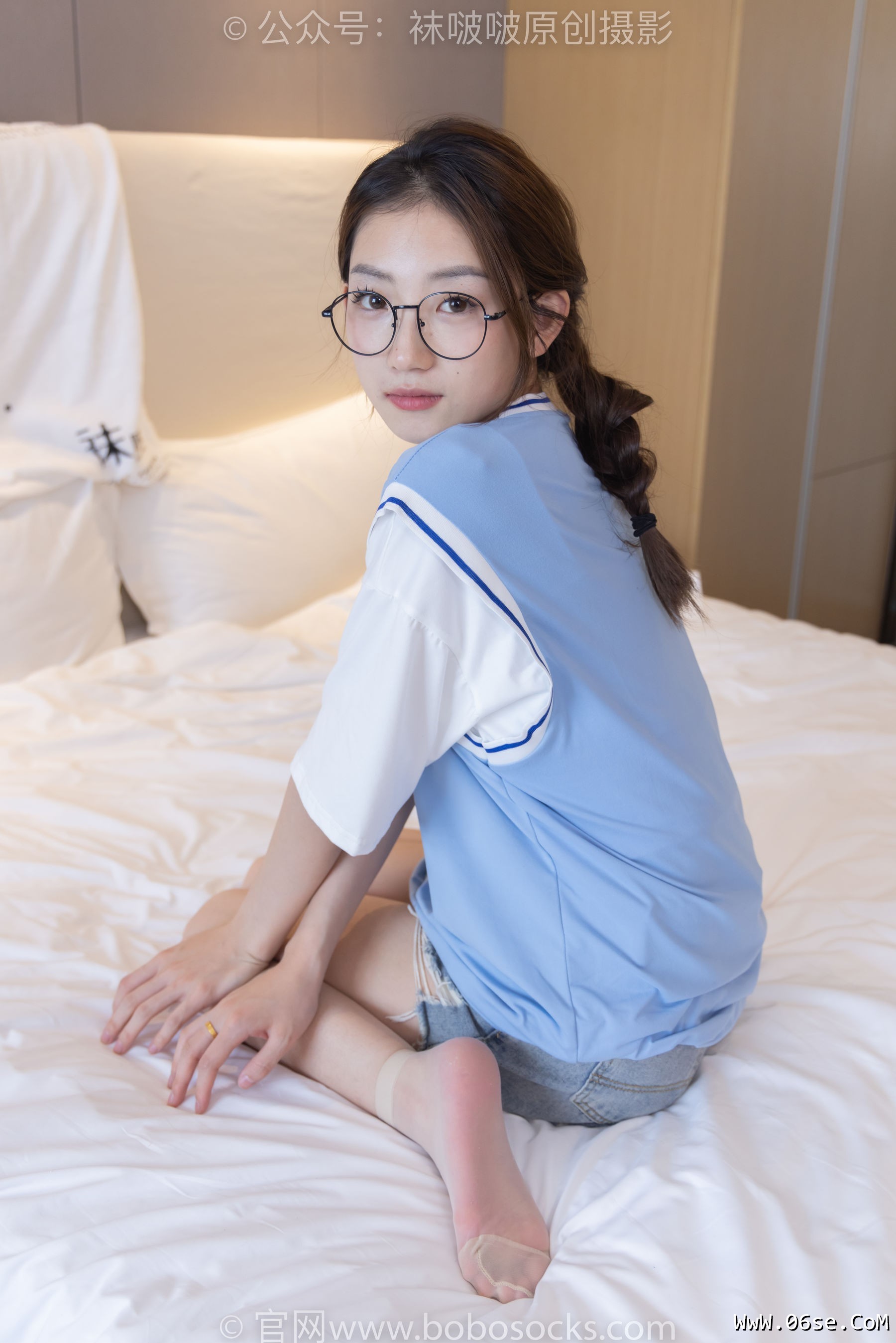 图片[99]-BoBoSocks袜啵啵 No.217 小沫-高跟鞋、皮鞋、短肉丝、自然穿脏白棉袜[150P]-六色网